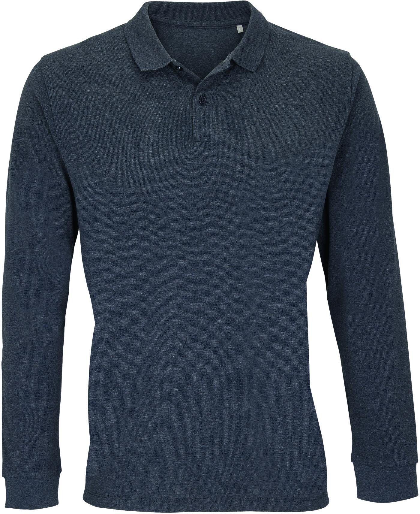 Langarm-Poloshirt Unisex Long Sleeve Polo Shirt Planet Langarmpoloshirt Unisex
