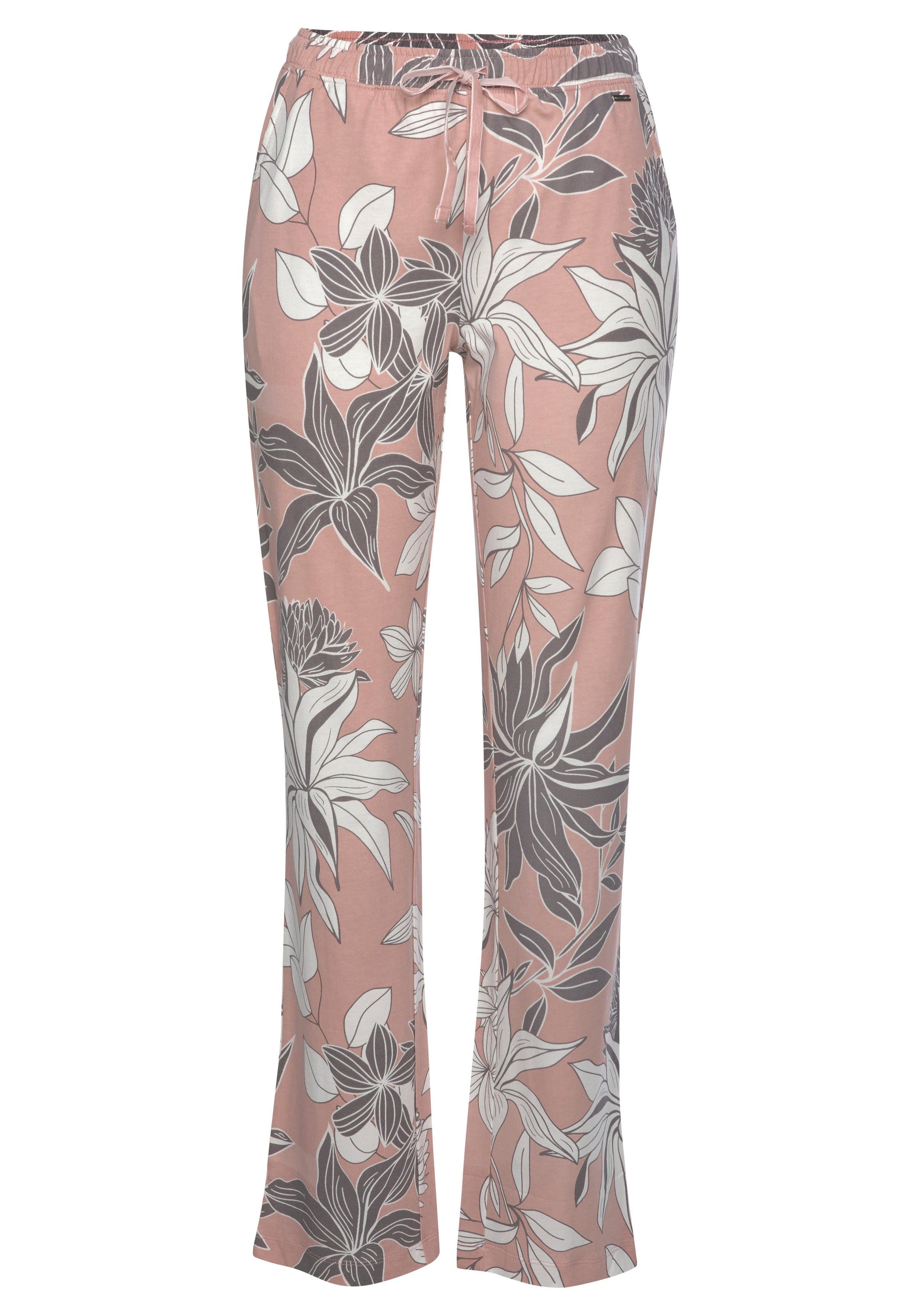 LASCANA Pyjamahose mit floralem Druck – Bild 2 von 5