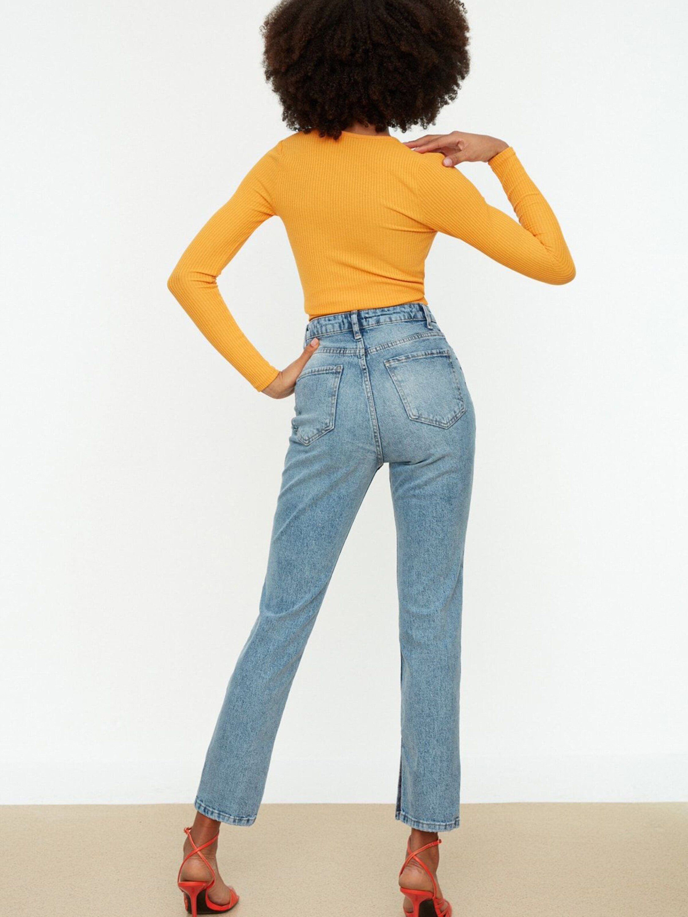 Trendyol 7/8-Jeans (1-tlg) Weiteres Detail günstig online kaufen