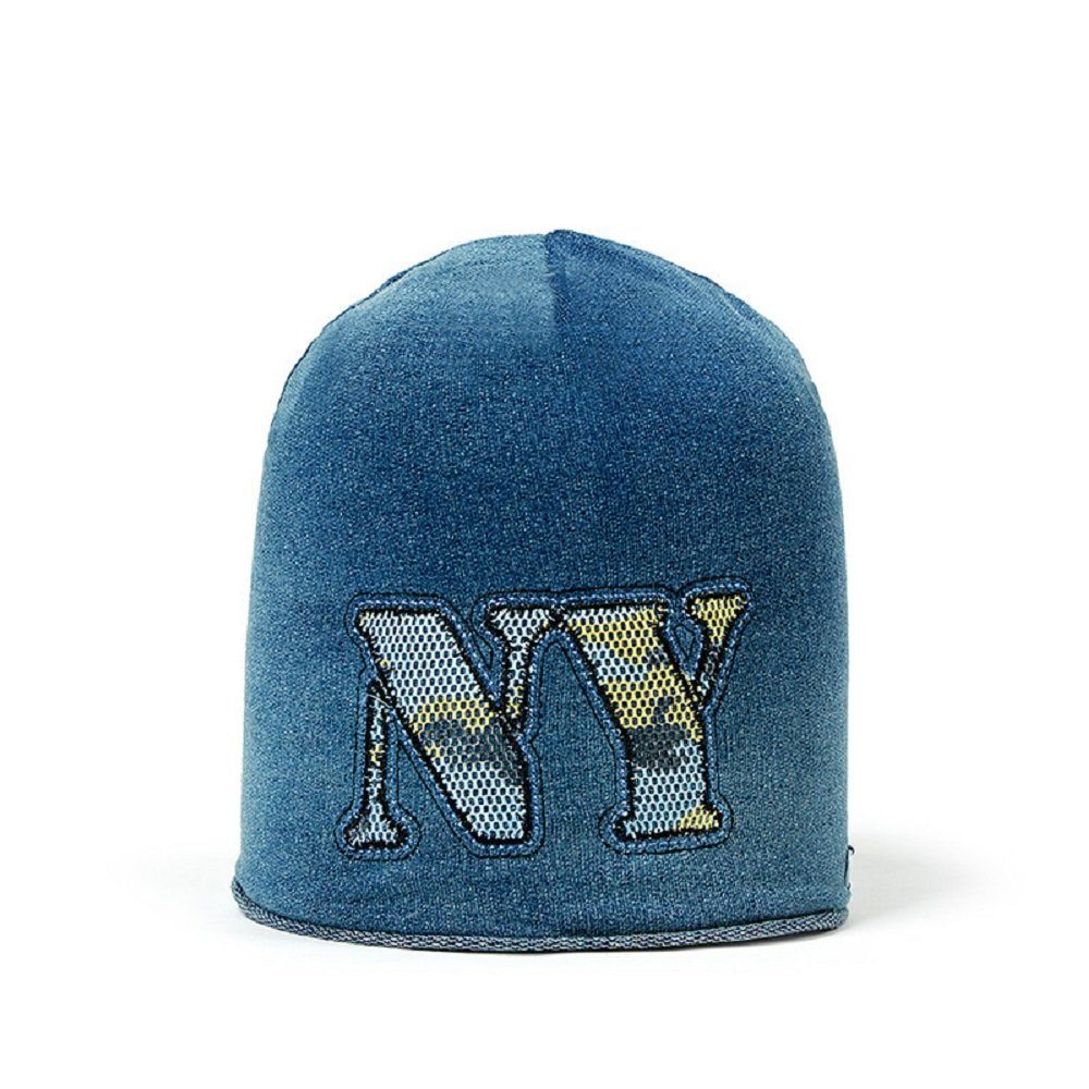 Hilltop Beanie Kinder Beanie / Mütze aus Baumwolle, Mädchen und Jungen, bis 8 Jahre denim NY