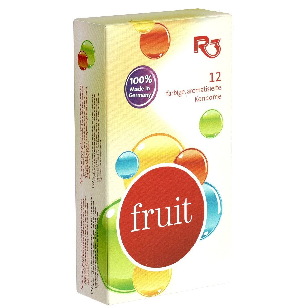R3 Kondome Fruit Packung mit, 12 St., aromatisierte Kondome mit Duft