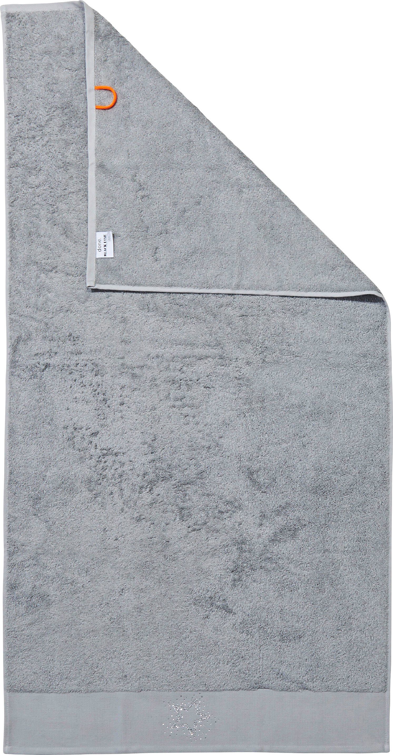 done.® Duschtuch Stone, Walkfrottier (1-St), mit Strass-Stein Applikationen, verschiedene Motive