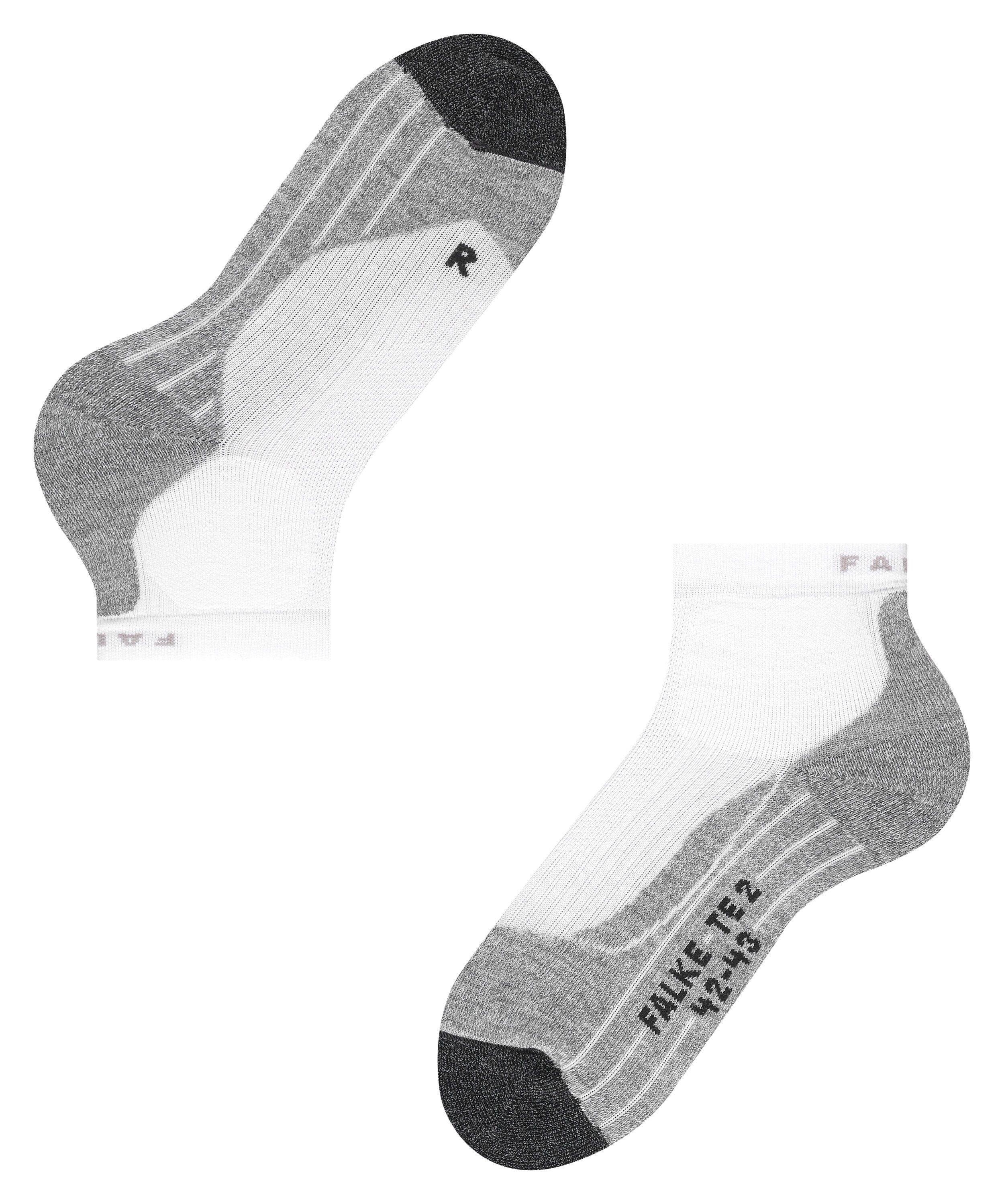 FALKE Tennissocken TE2 Short white-mix Stabilisierende Hartplätze Socken (1-Paar) für (2020)