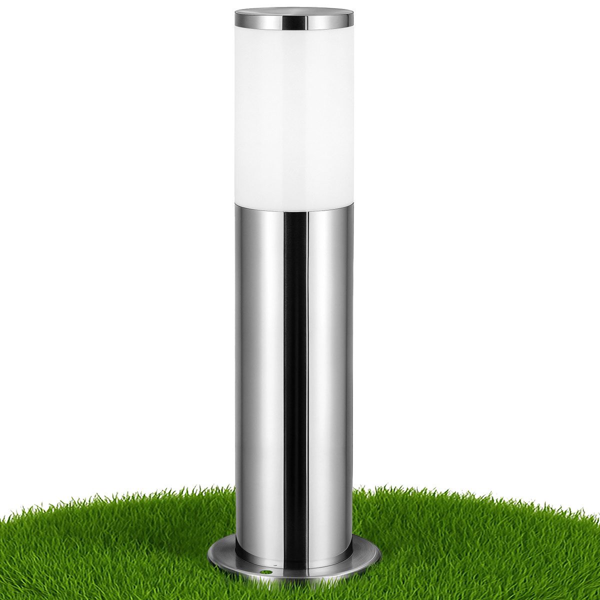 monzana Gartenleuchte, Außenleuchte, Edelstahl 50cm Strom günstig online kaufen