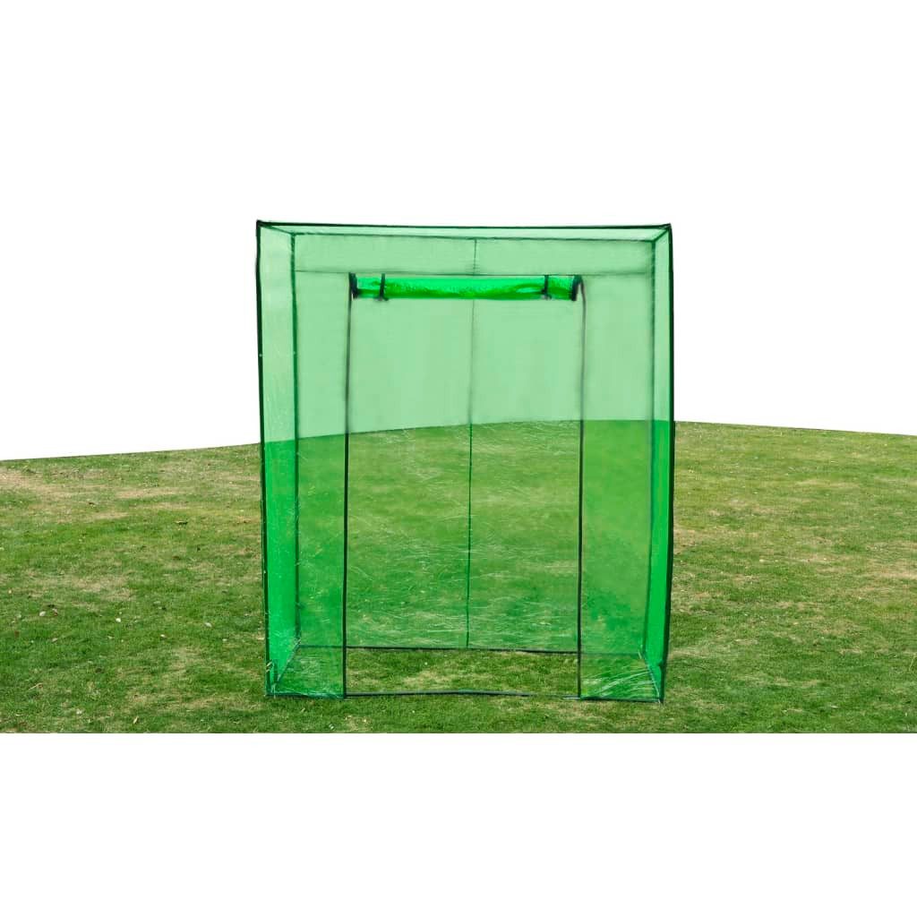 furnicato Gewächshaus Stahlrahmen PVC g...