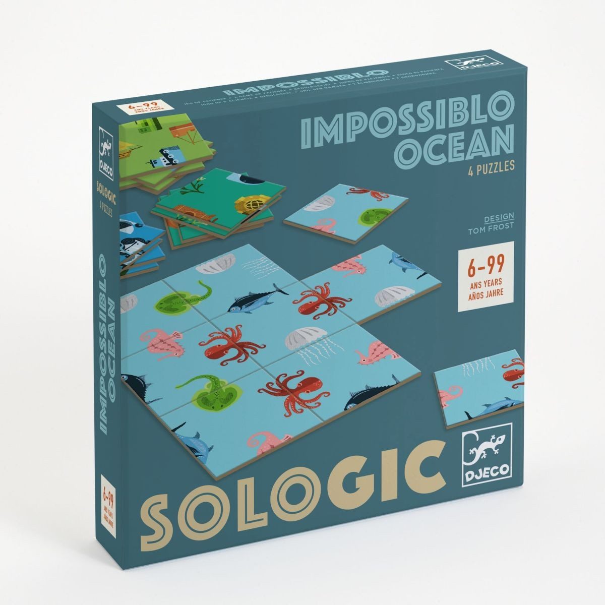 DJECO Lernspielzeug SOLOGIC: Impossiblo Legespiel Denkspiel Logikspiel Kinder ab 6