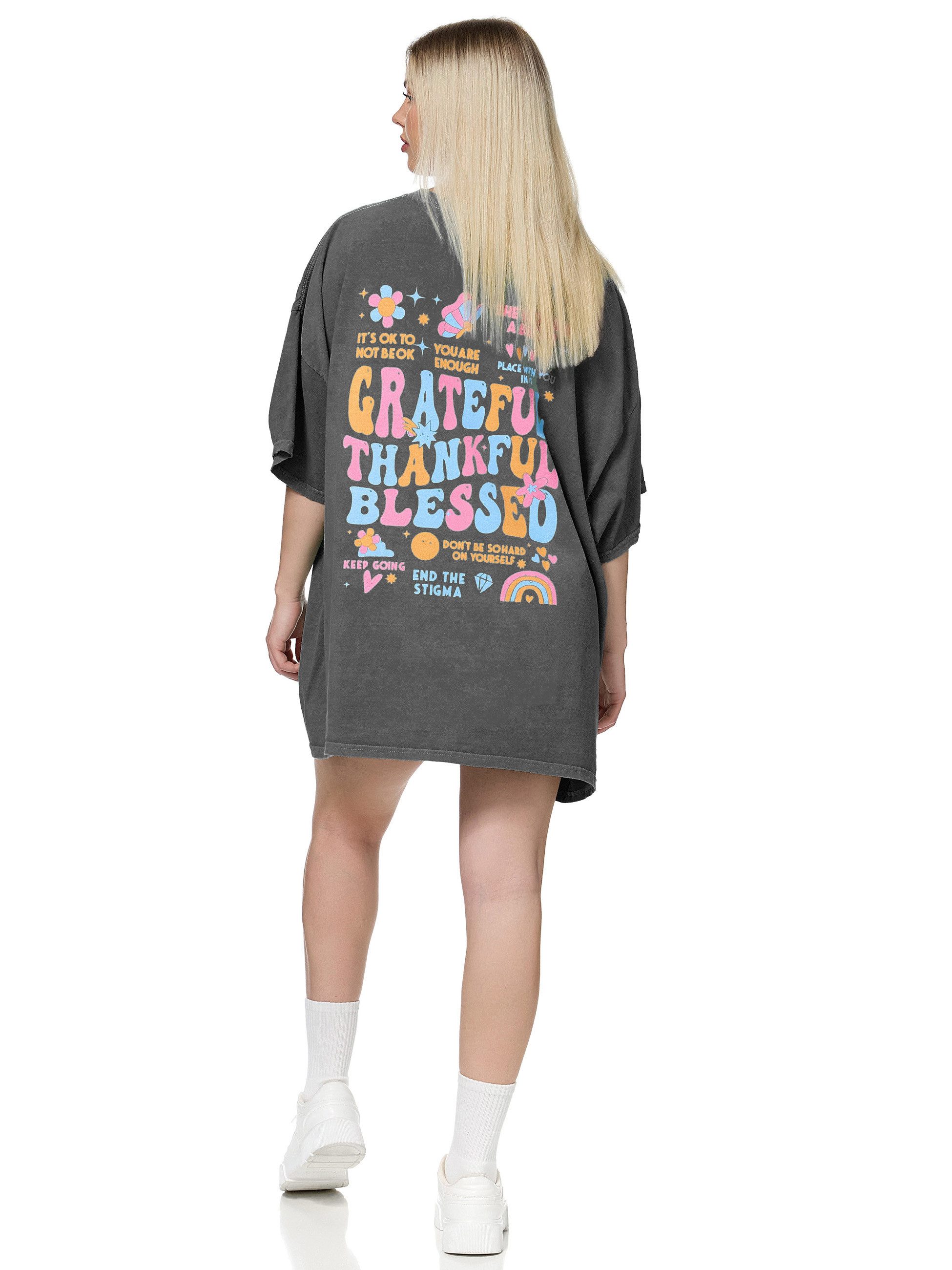 Worldclassca T-Shirt Worldclassca Oversized Print T-Shirt günstig online kaufen