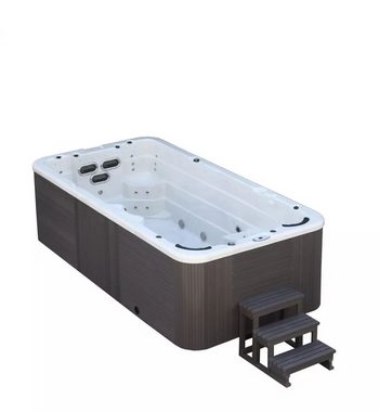 PureHaven Whirlpool Swim Spa 445x230x131 cm für bis zu 8 Personen UV-Wasseraufbereitung