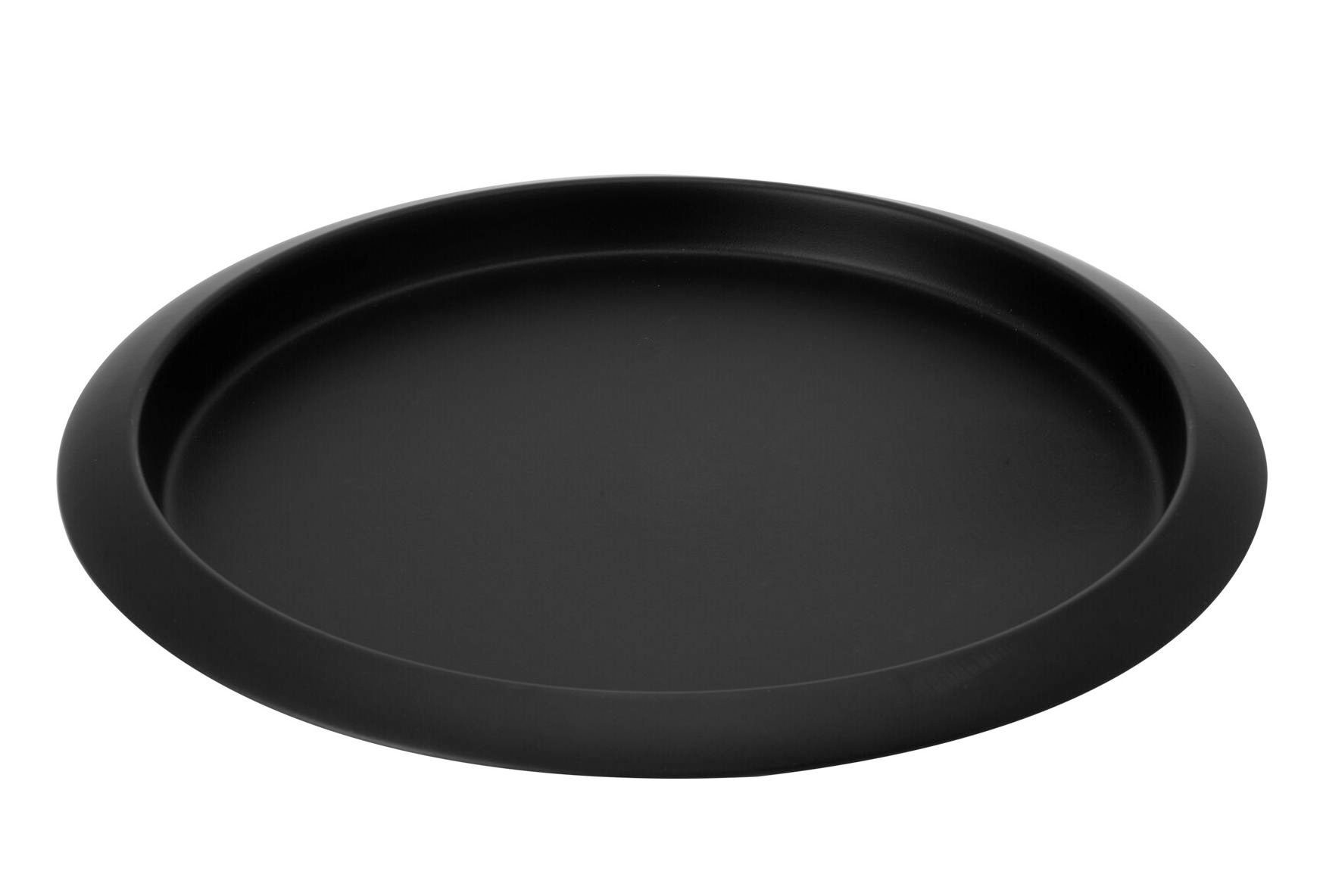 Tablett Metall Tablett schwarz - Ø 35 cm