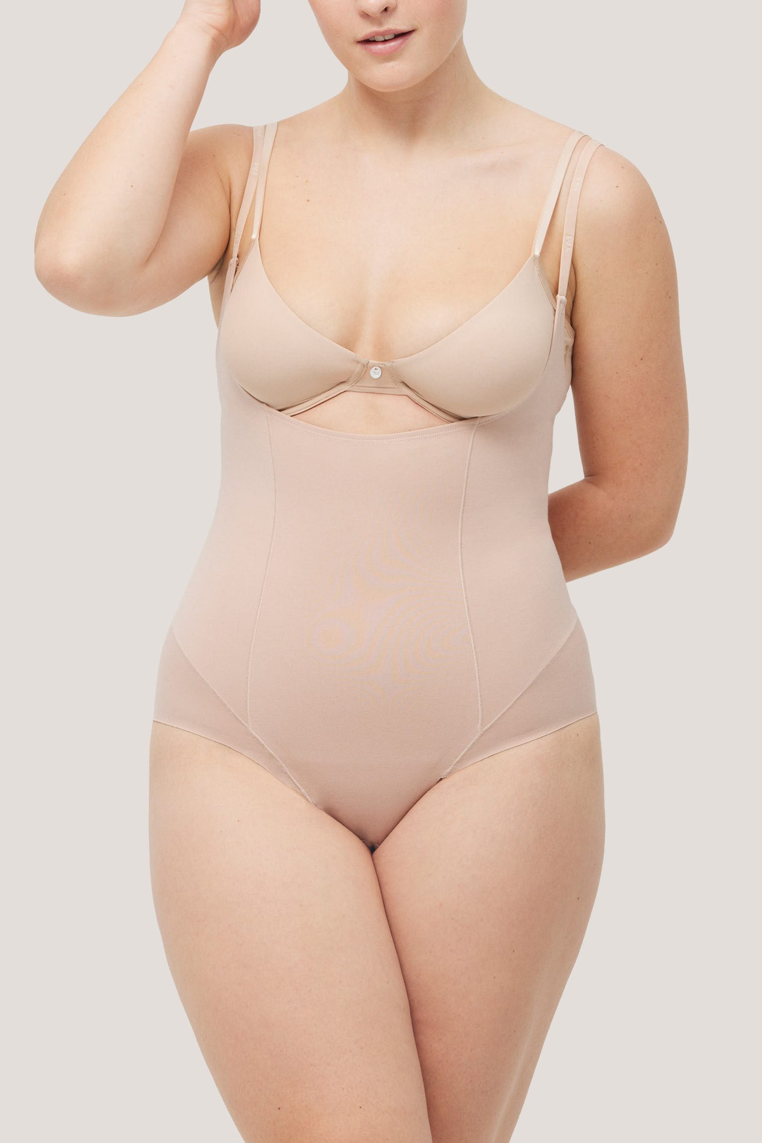 YSABEL MORA Shaping-Body mittlerer Form-Effekt, atmungsaktiv, Baumwollmix, elastisch
