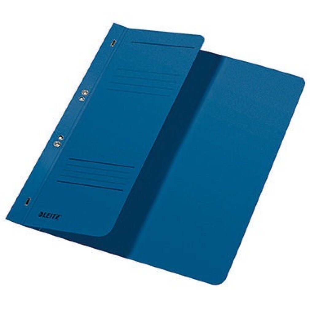 LEITZ Fächermappe Ösenhefter A4 250g Karton blau