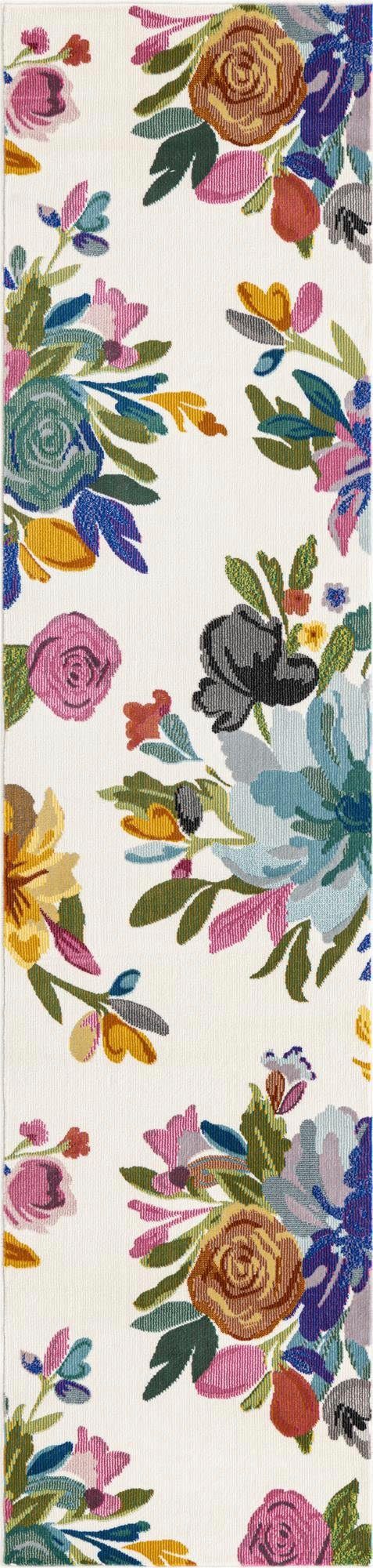 Läufer Sunshine, Myflair Möbel Teppich-Läufer, Design Höhe: Accessoires, 8 Blumen Kurzflor, & mm, rechteckig, gewebt
