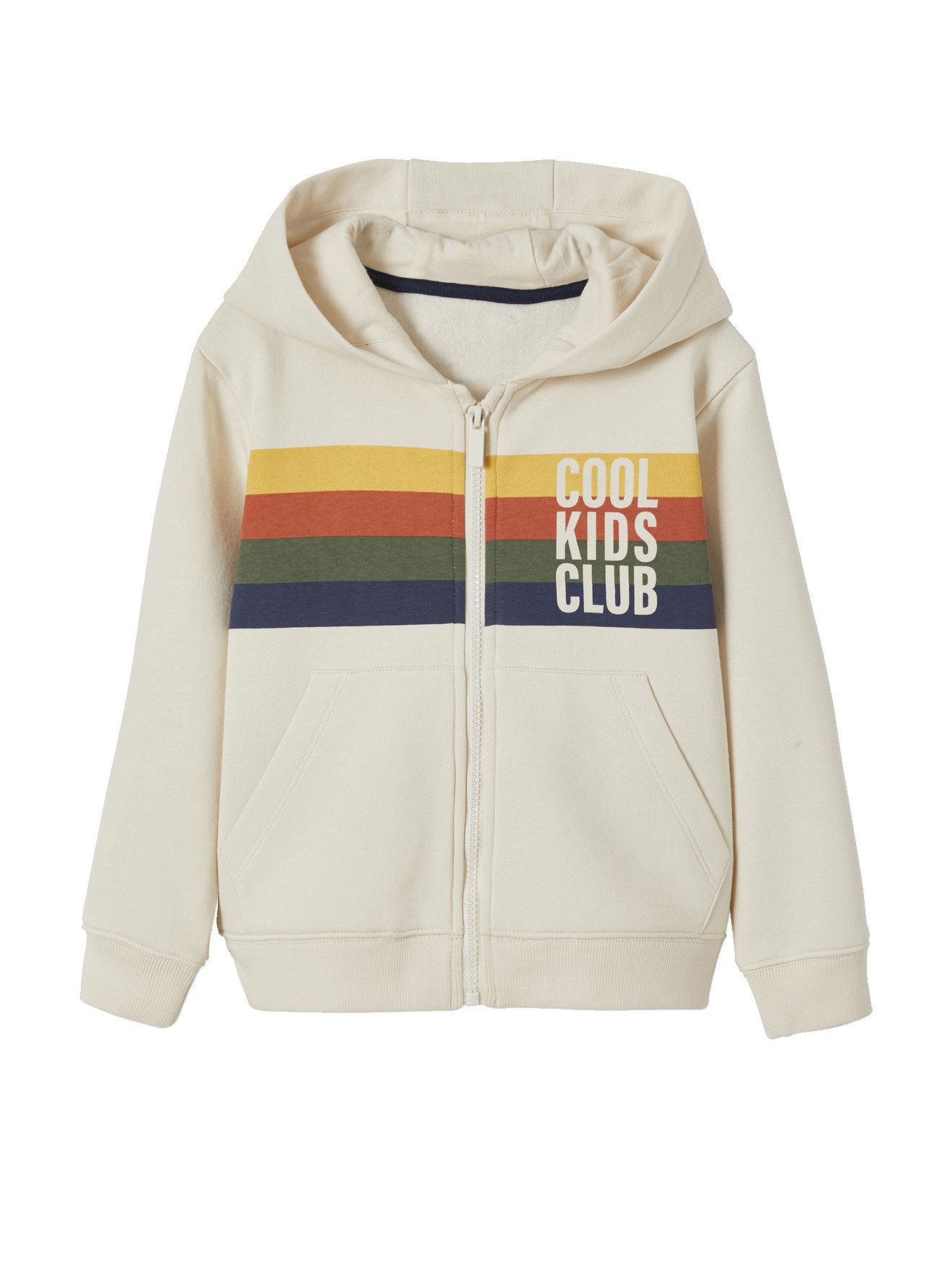 Fleecepullover Jungen Kapuzensweatjacke COOL KIDS CLUB