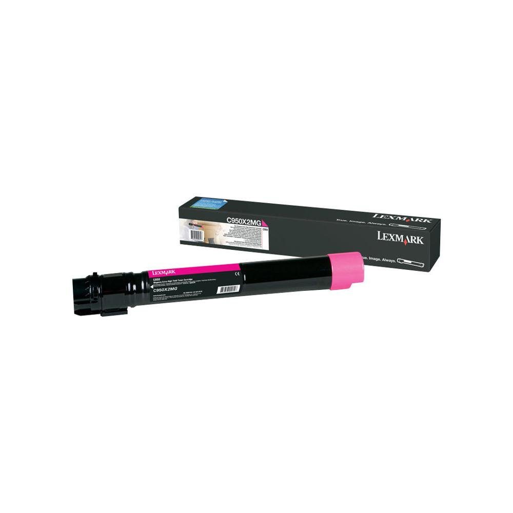 Lexmark Tonerpatrone C950X2MG Toner magenta