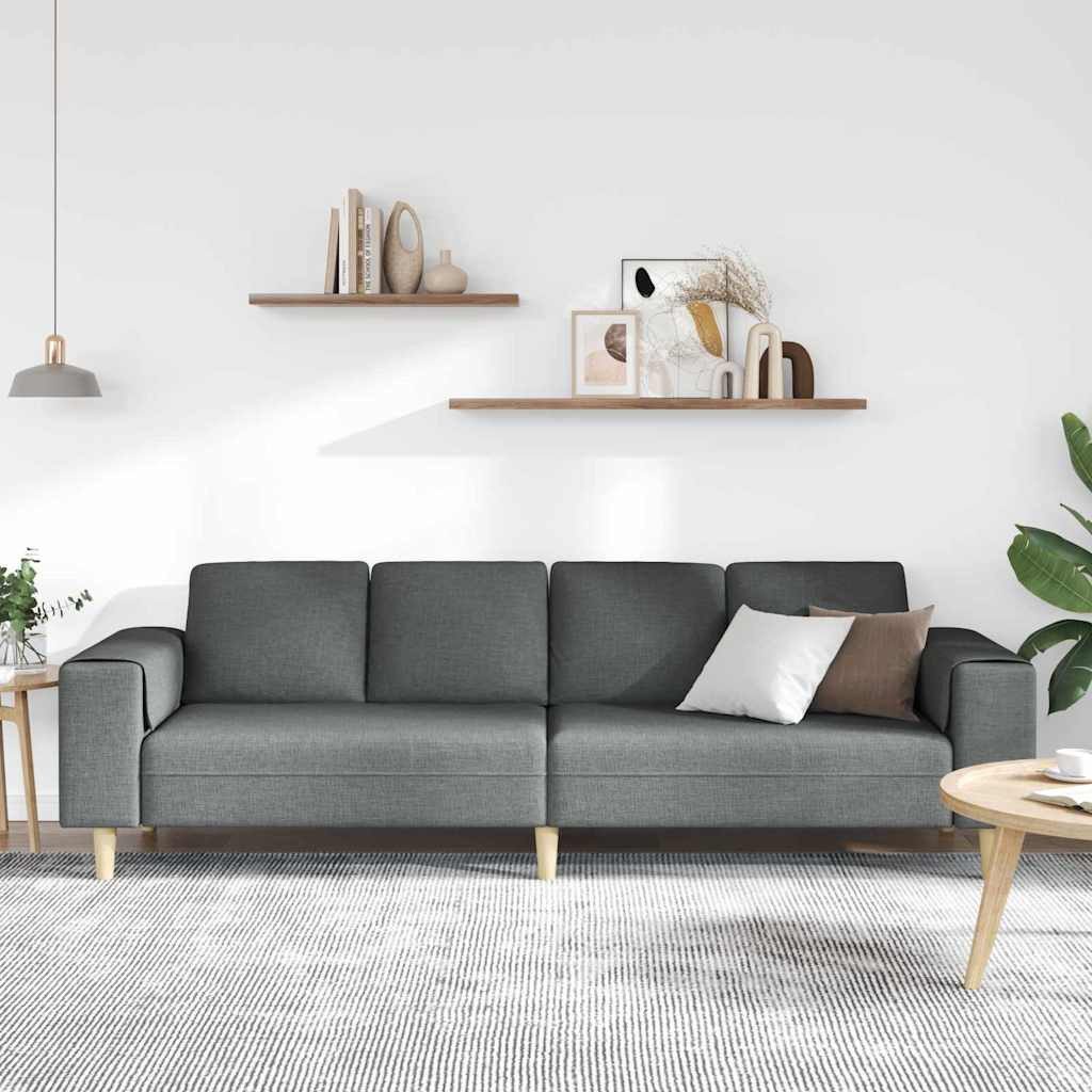 vidaXL Sofa Sofa Set Dunkelgrau Stoff, 1 Teile günstig online kaufen