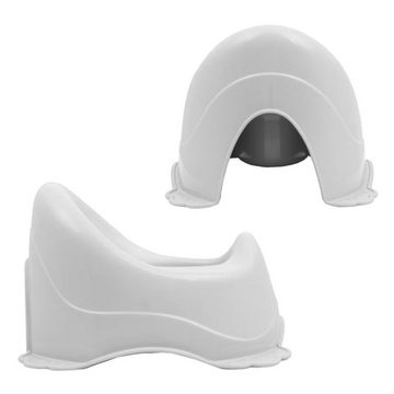 Maltex Baby-Toilettensitz 3 Teile Set - PONY Graphit - Antirutsch Toilettentraining Toilette, == ** Topf + WC Aufsatz + Hocker**