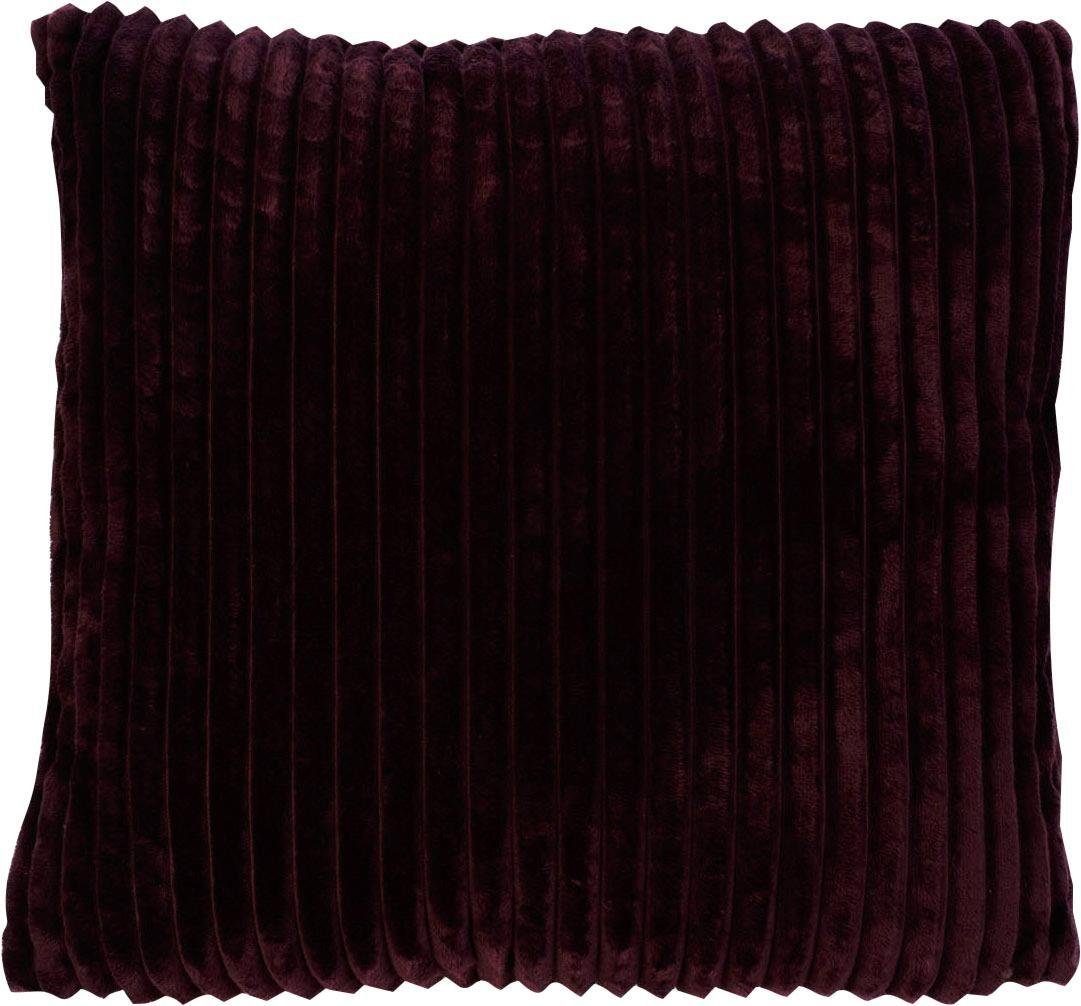 Gözze Dekokissen Cord-Optik Dekokissen, 50x50 cm, passend zu Cord-Optik Decke, Kissenhülle & Füllung, 1 Stück