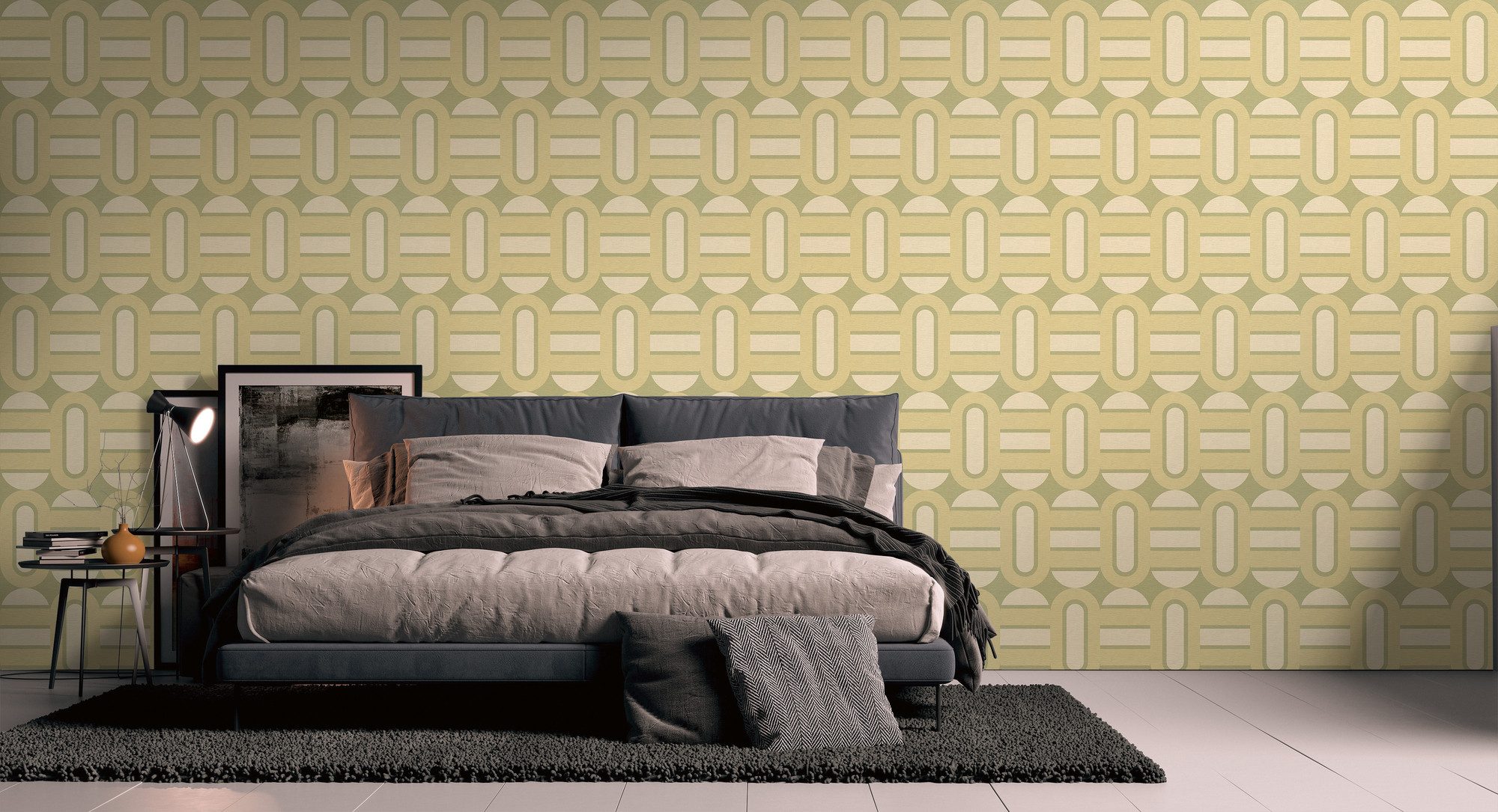 Bricoflor Vliestapete Retro Chic 395384 günstig online kaufen