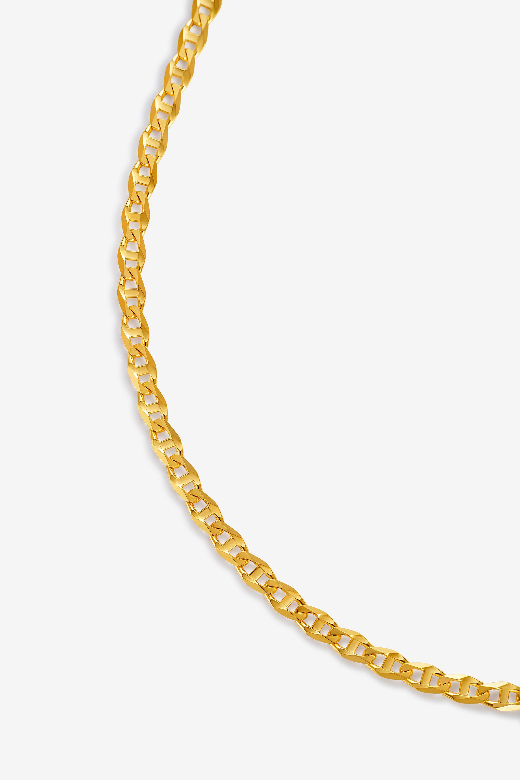 GOLDKLEIN Goldarmband 14 Karat Gold Traversino Stil 585 Echtgold 17cm-22cm, Bestpreis - Damen Herren mit Schmuckbox - Sale 30.04.2026