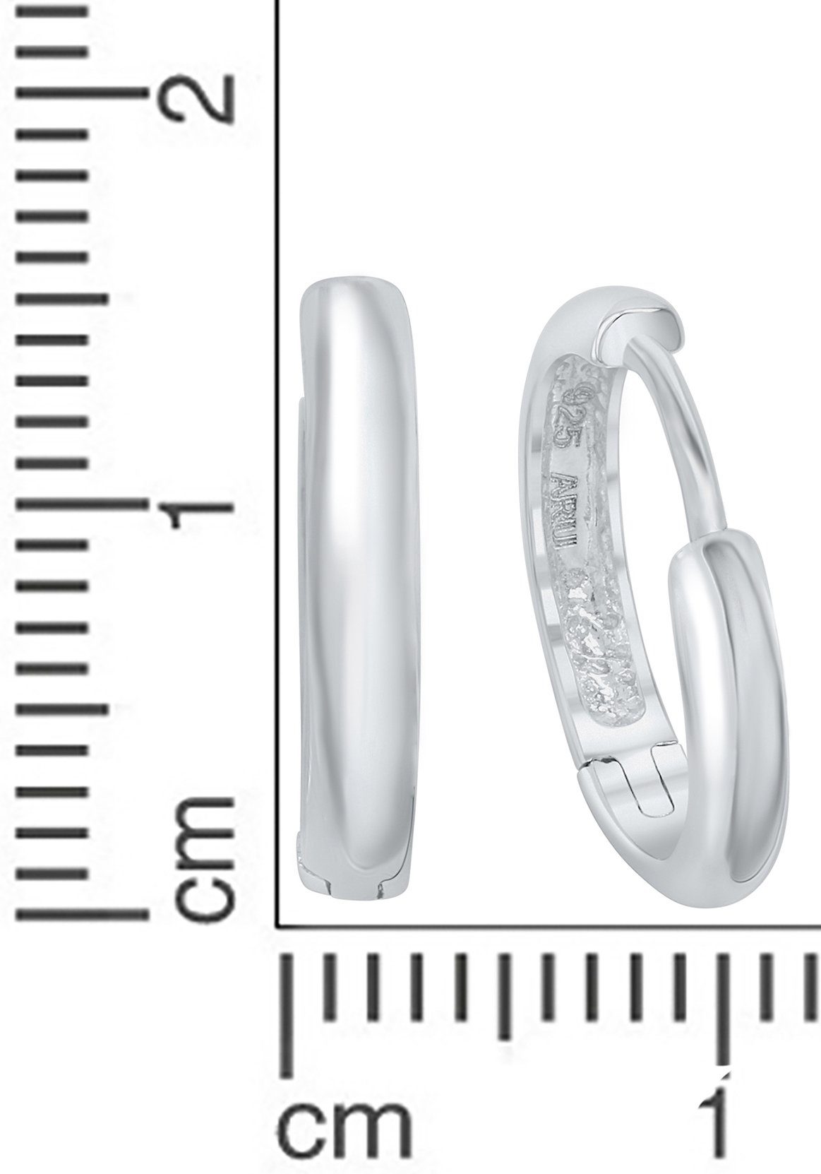 Firetti Paar Creolen Schmuck Geschenk Silber 925 Ohrschmuck glänzend