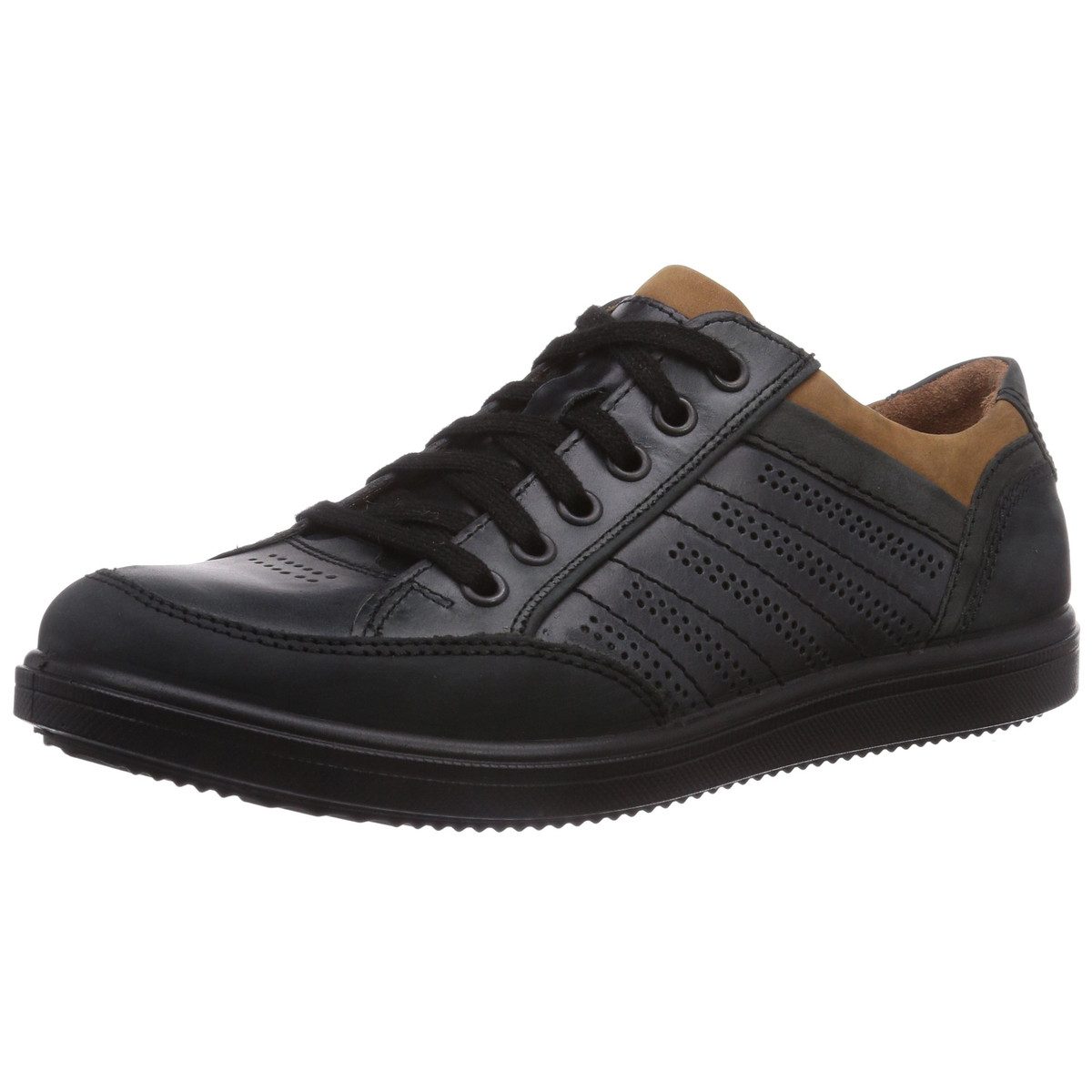 Halbschuhe für Herren in schwarz Sneaker