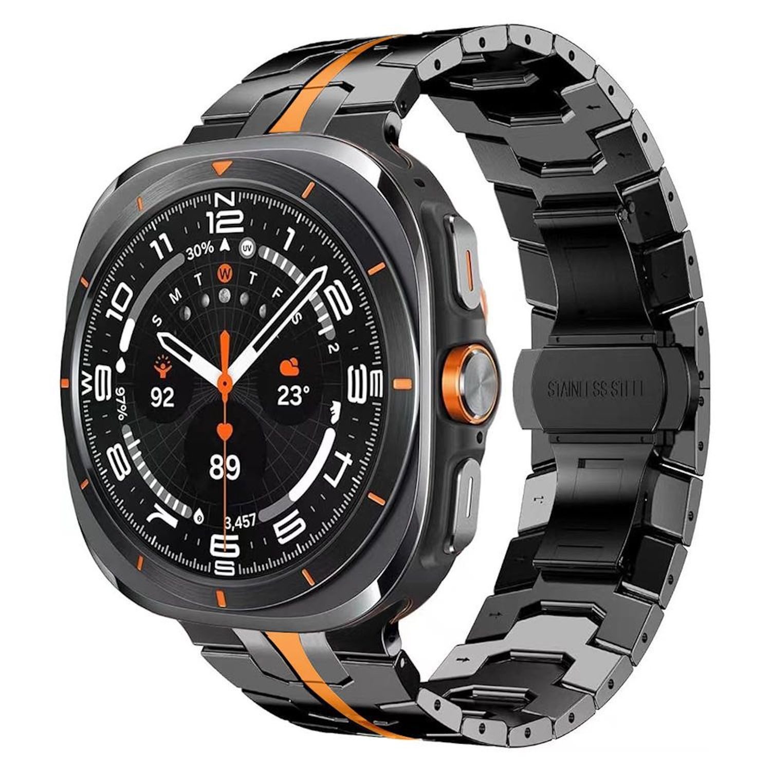 Wigento Smartwatch-Armband Für Samsung Galaxy Watch 8 / 8 Classic Premium B günstig online kaufen