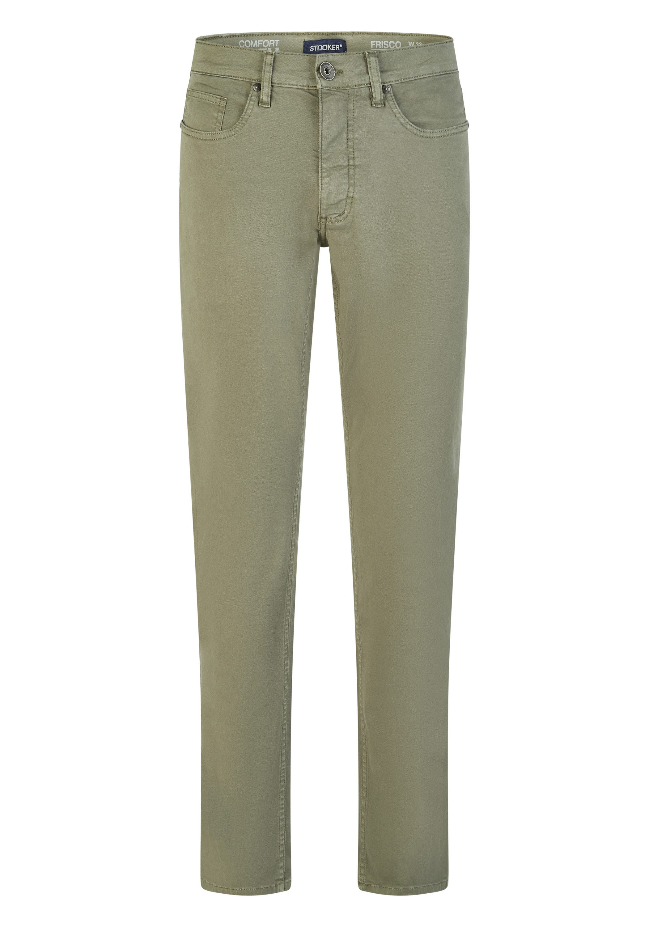 Stooker Men 5-Pocket-Jeans Frisco Twill Straight Fit Jeans Straight Fit Cas günstig online kaufen