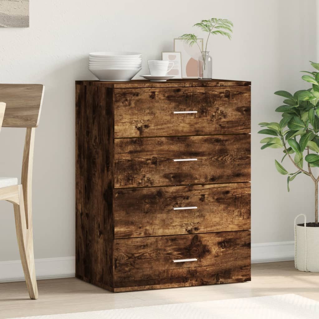 vidaXL Sideboard Sideboard Räuchereiche 60x39x80 cm günstig online kaufen