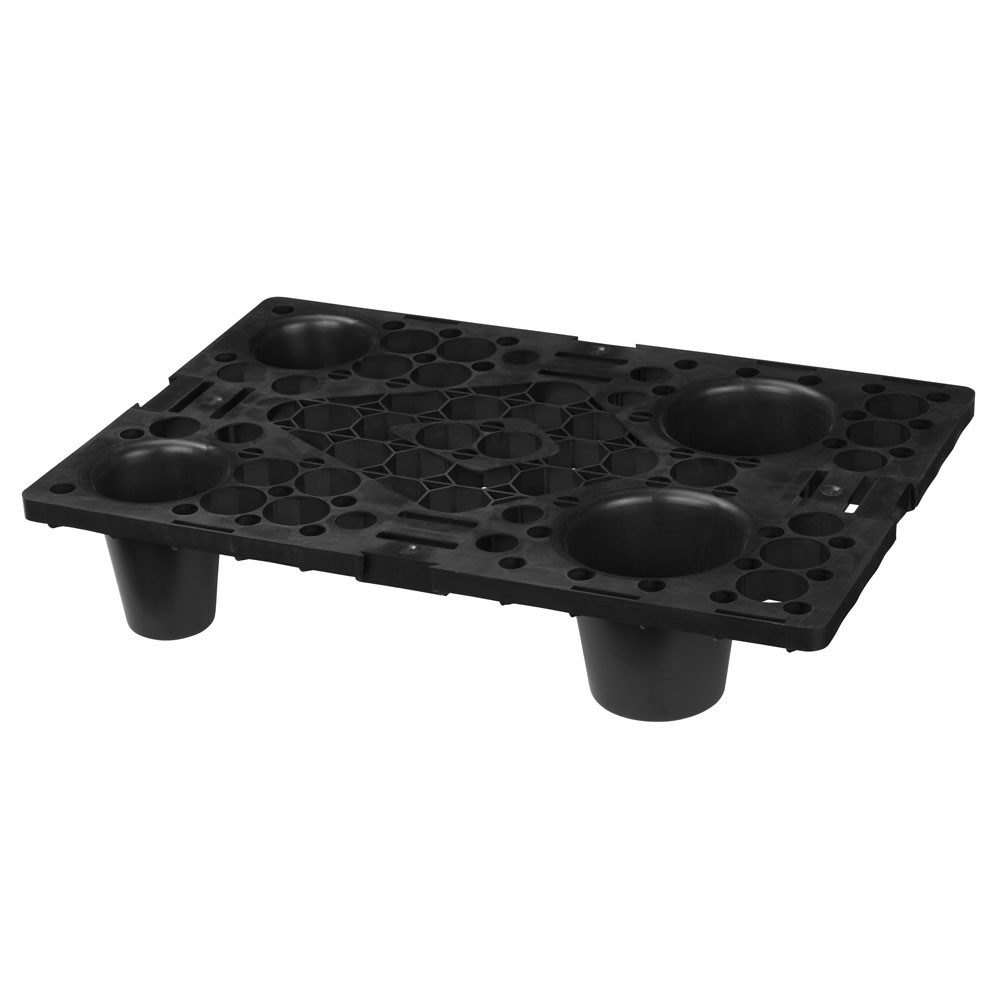 Logiplast Dekopalette Displaypalette 600 x 400 mm - 1/4 Europalettenmaß Kunststoffpalette