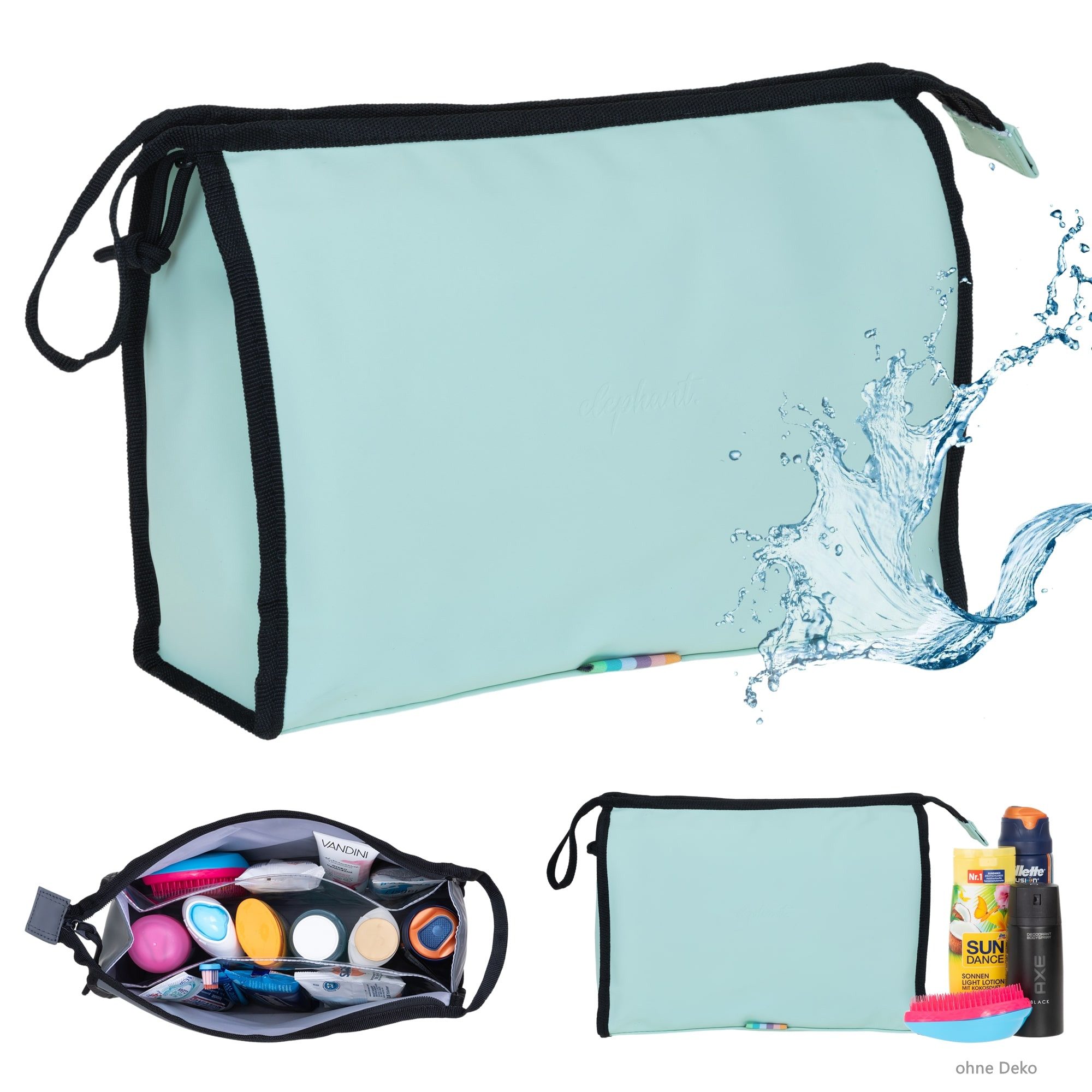 ELEPHANT Kulturbeutel groß Kulturtasche Washbag Classic Hydro Plane, wasser günstig online kaufen