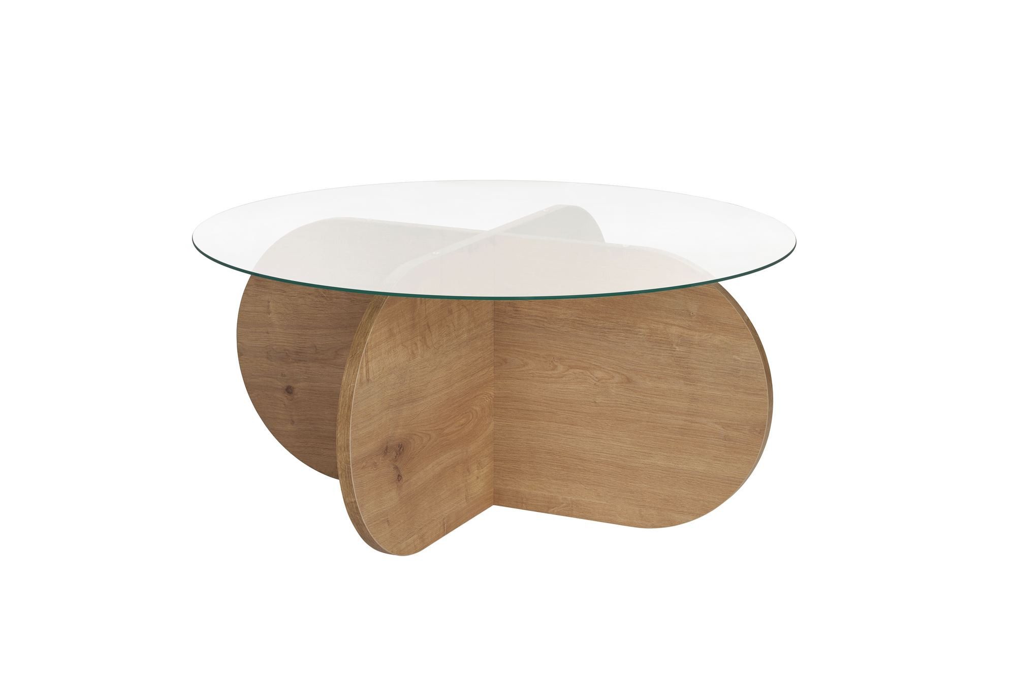Skye Decor Couchtisch Aeris, Modernes Design Gehärtete Glasplatte Pflegeleichte Oberfläche