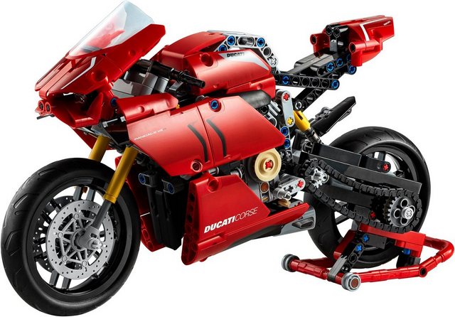 Image of LEGO® Konstruktionsspielsteine »Ducati Panigale V4 R (42107), LEGO® Technic«, (646 St), Made in Europe