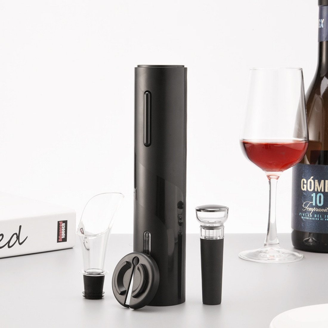 Revinta Weinflaschenöffner Elektrischer Weinöffner Weinset mit Zubehör Aufladbar (Set)