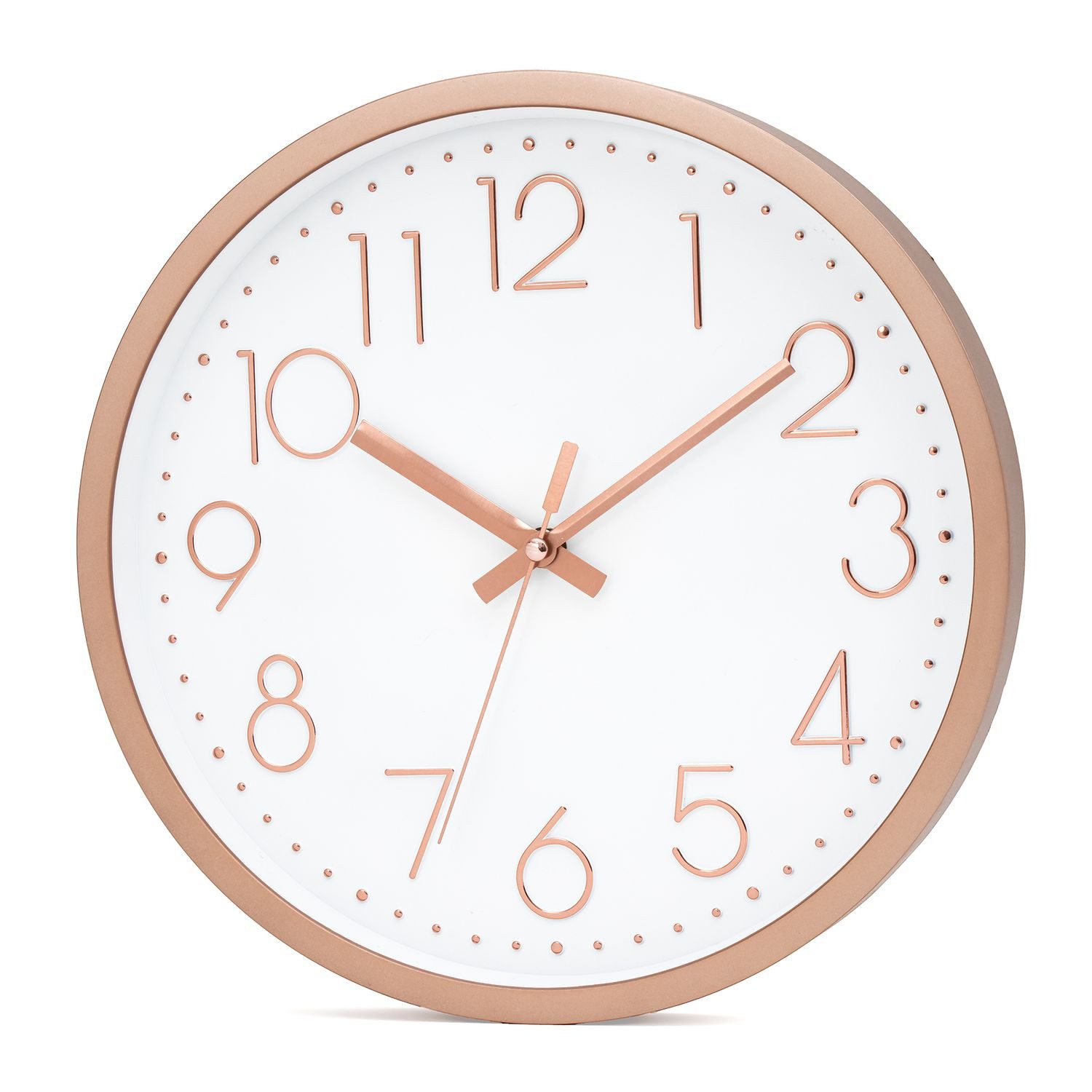 Intirilife Wanduhr (Wanduhr lautlos, ohne Tickgeräusche klassiche moderene günstig online kaufen