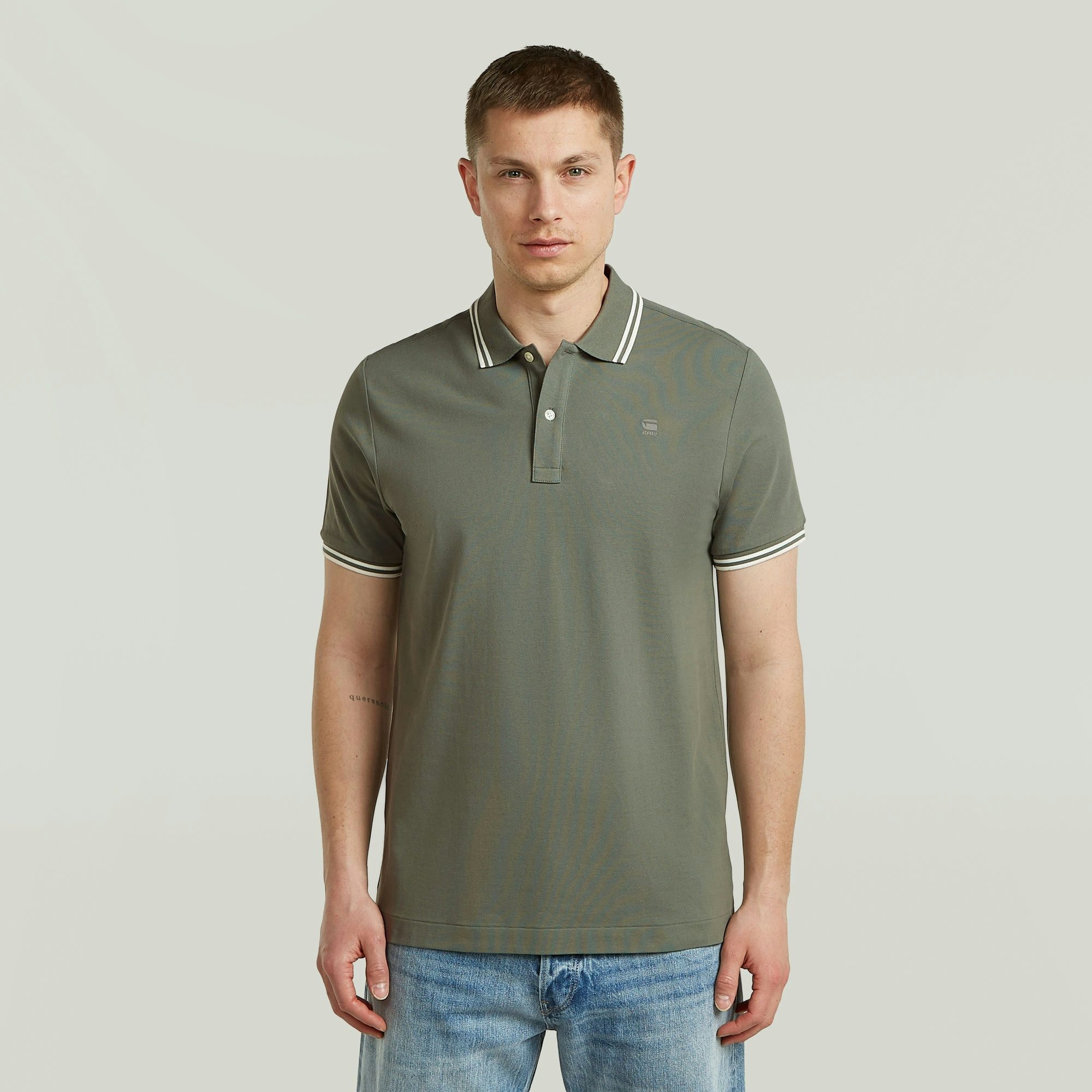 G-STAR Poloshirt Poloshirt Dunda slim stripe in Kurzarm-Form