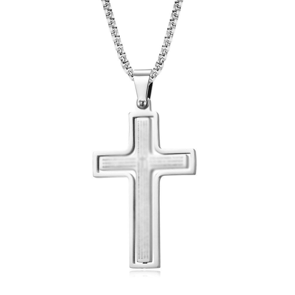 RWEUOQ Kreuzkette Herren-Halskette mit Anhänger Kreuz-Halskette günstig online kaufen