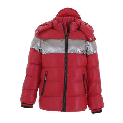 Ital-Design Winterjacke Kinder Jungen Freizeit gefüttert