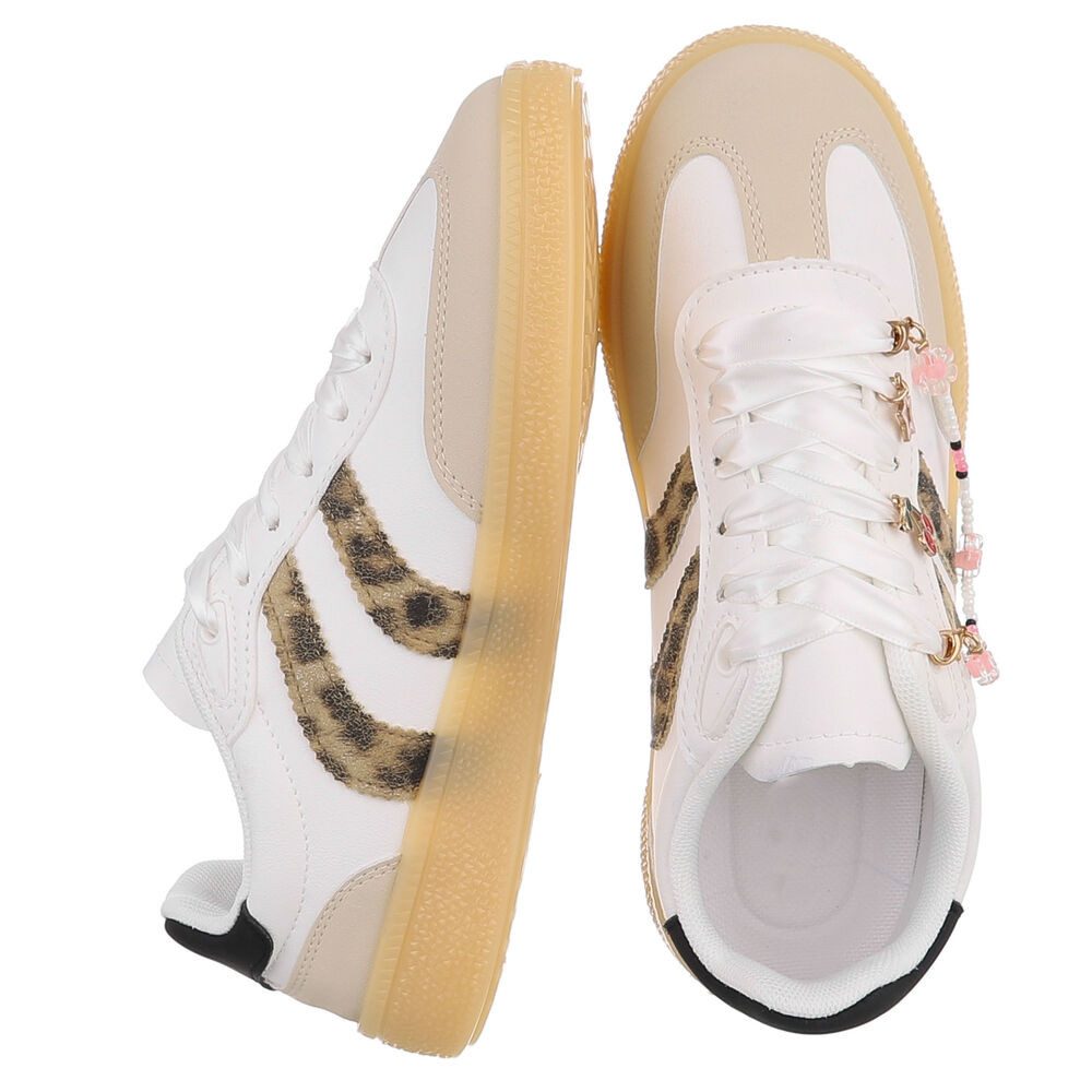 Ital-Design Damen Sneaker mit dekorativen Schnürsenkeln für Freizeit Sneake günstig online kaufen