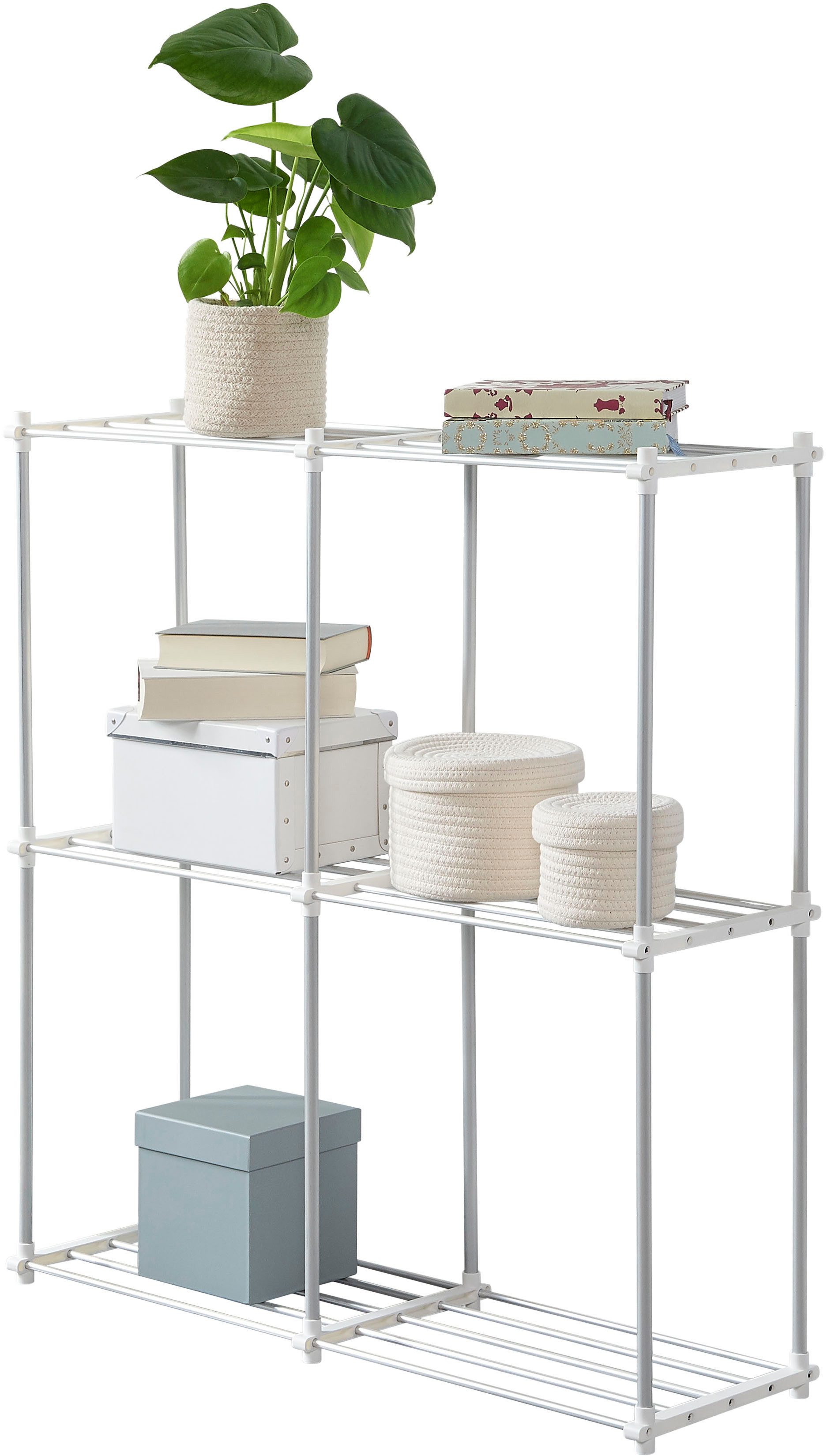 Ruco Ablageregal "Quattro", Aufbewahrungsregal, leicht montierbar, Made in Germany