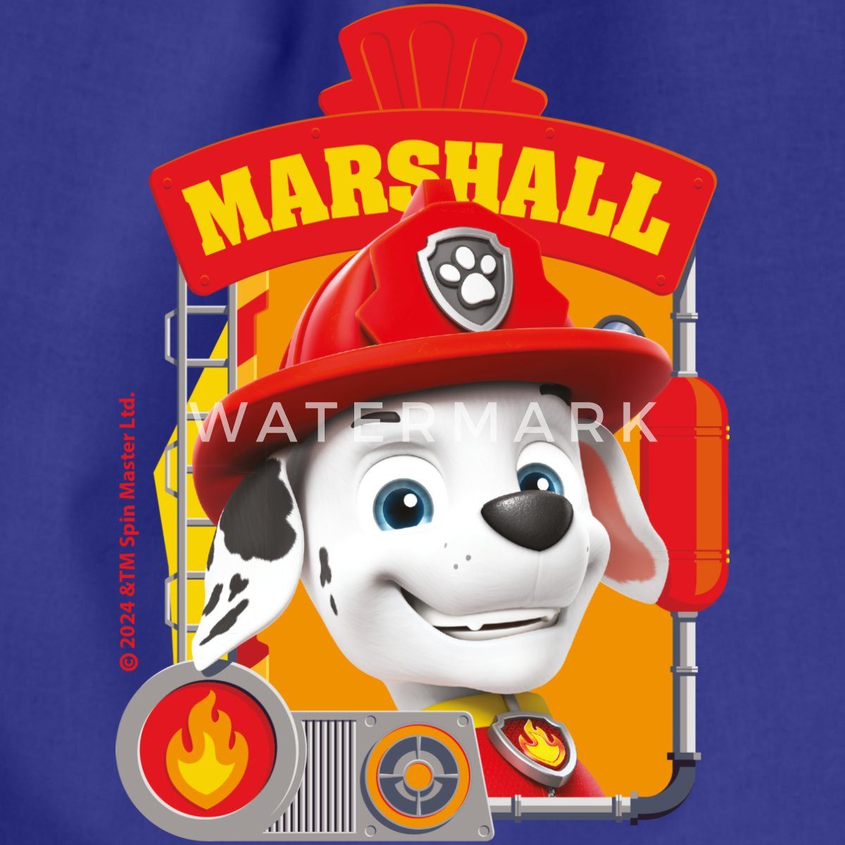 Spreadshirt Turnbeutel Paw Patrol Marshall Charakterdesign Turnbeutel (1-tlg)