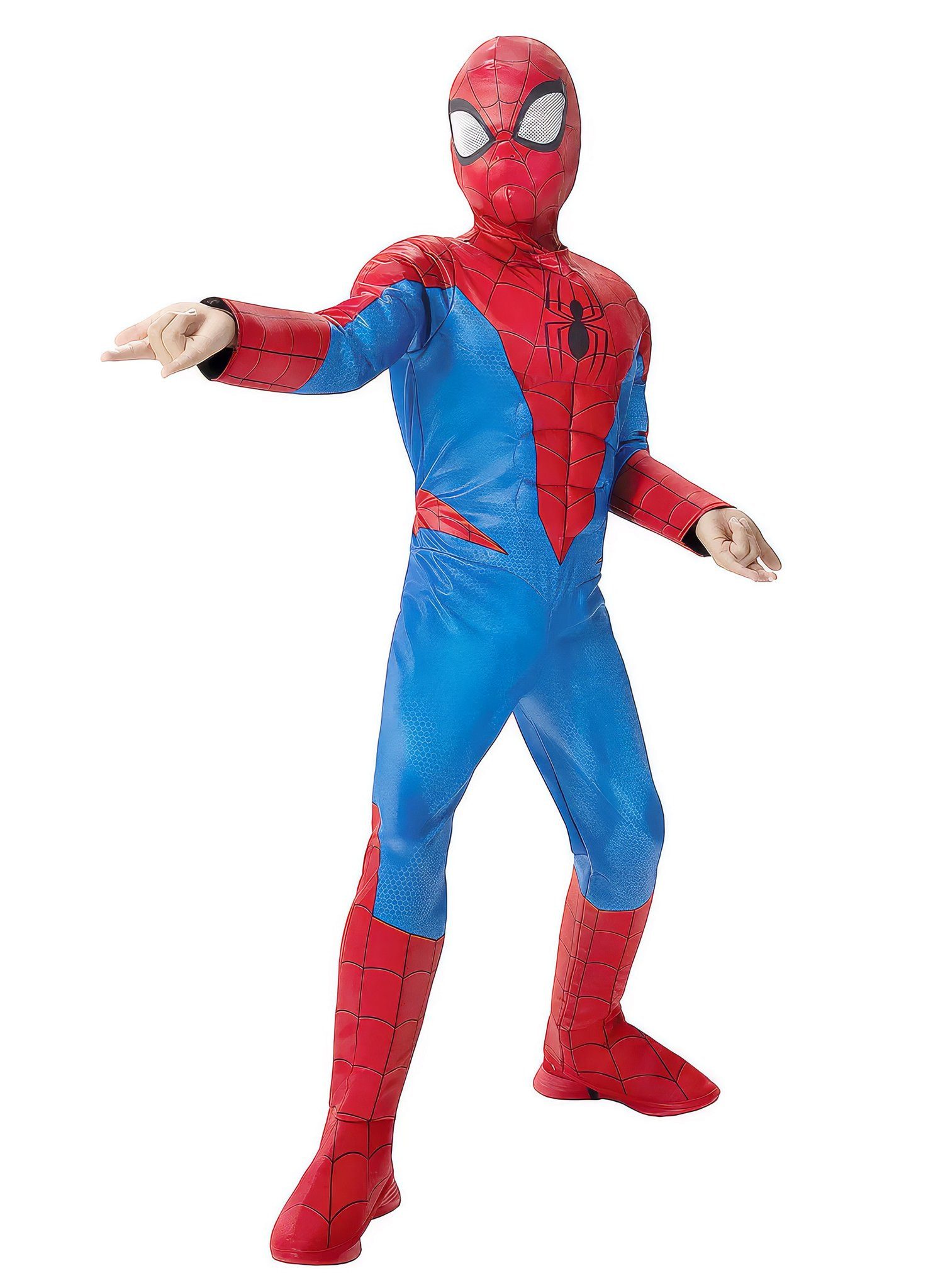 Metamorph Kostüm Spiderman Classic Karneval Faschingskostüm Kinder, Gepolsterter Overall von Spidey im altbekannten Look