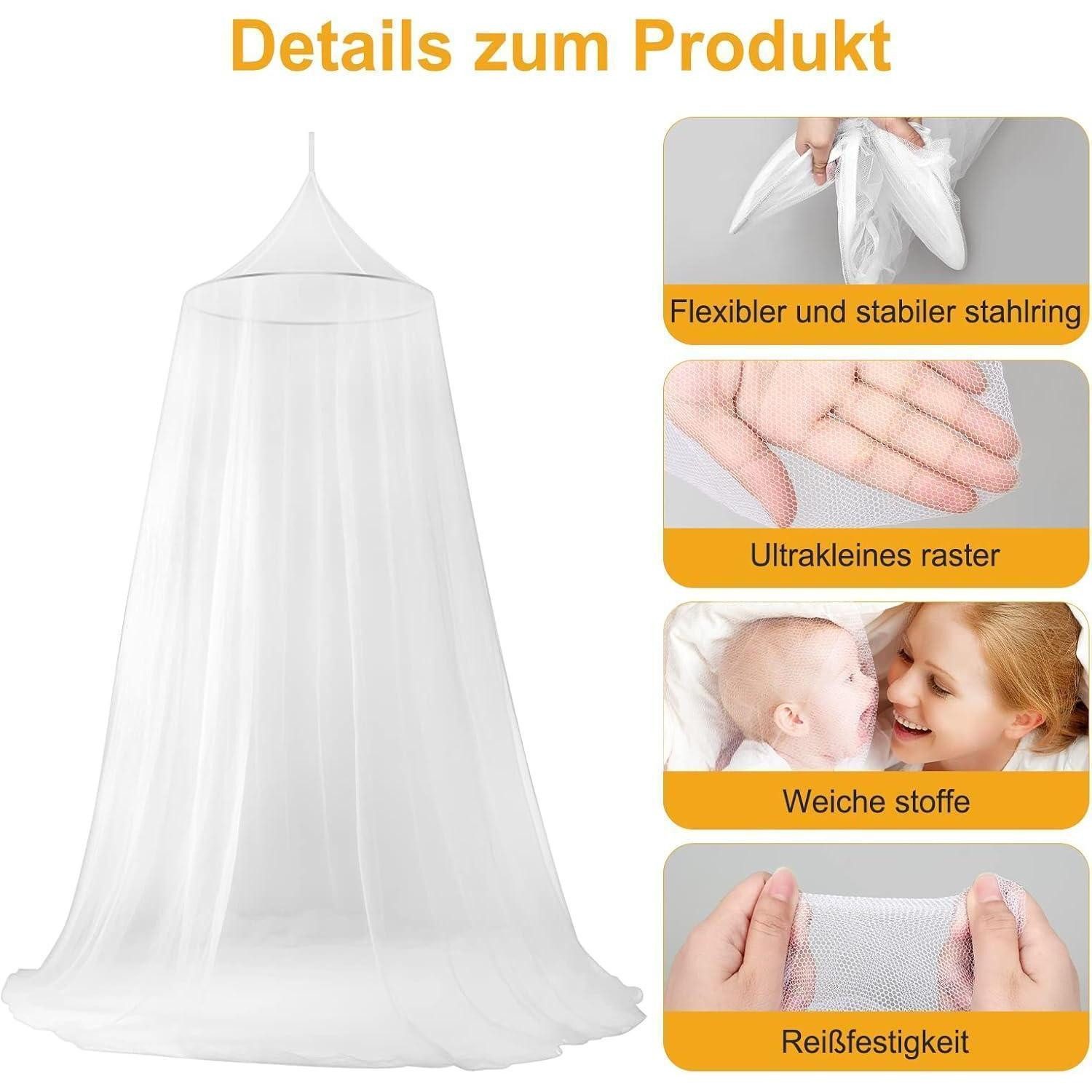 LuxusKollektion Moskitonetz Moskitonetz Bett Doppelbett Einzelbett Großes Reise Betthimmel