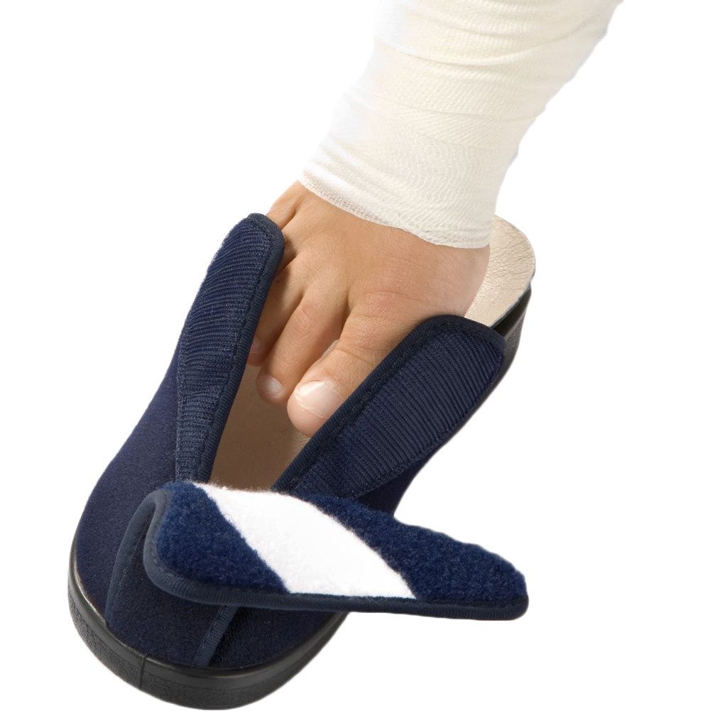 Florett Varomed Klettpantoffel 'BALI', marine Spezialschuh