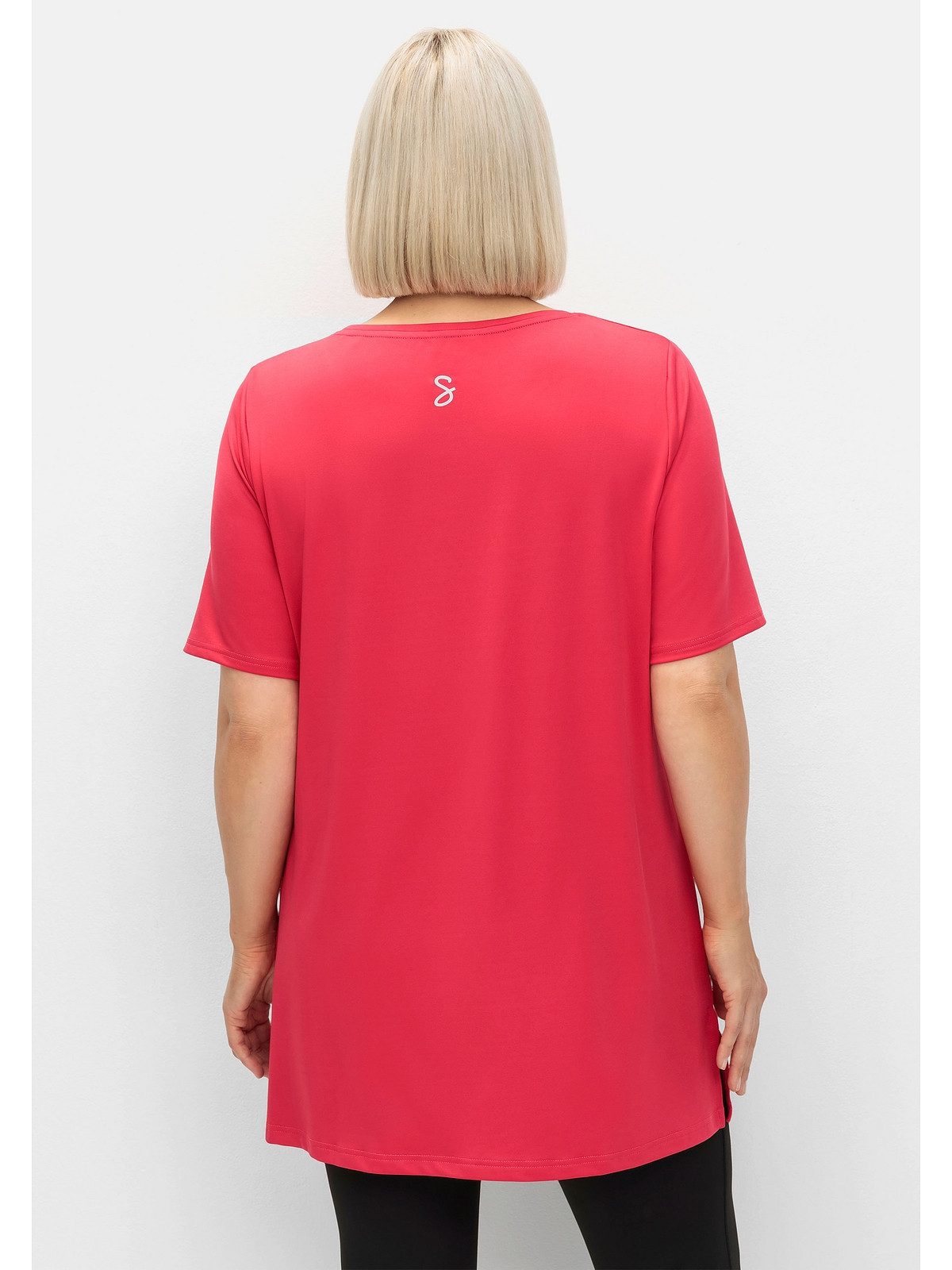 Sheego Longshirt Große Größen mit atmungsaktiver, günstig online kaufen