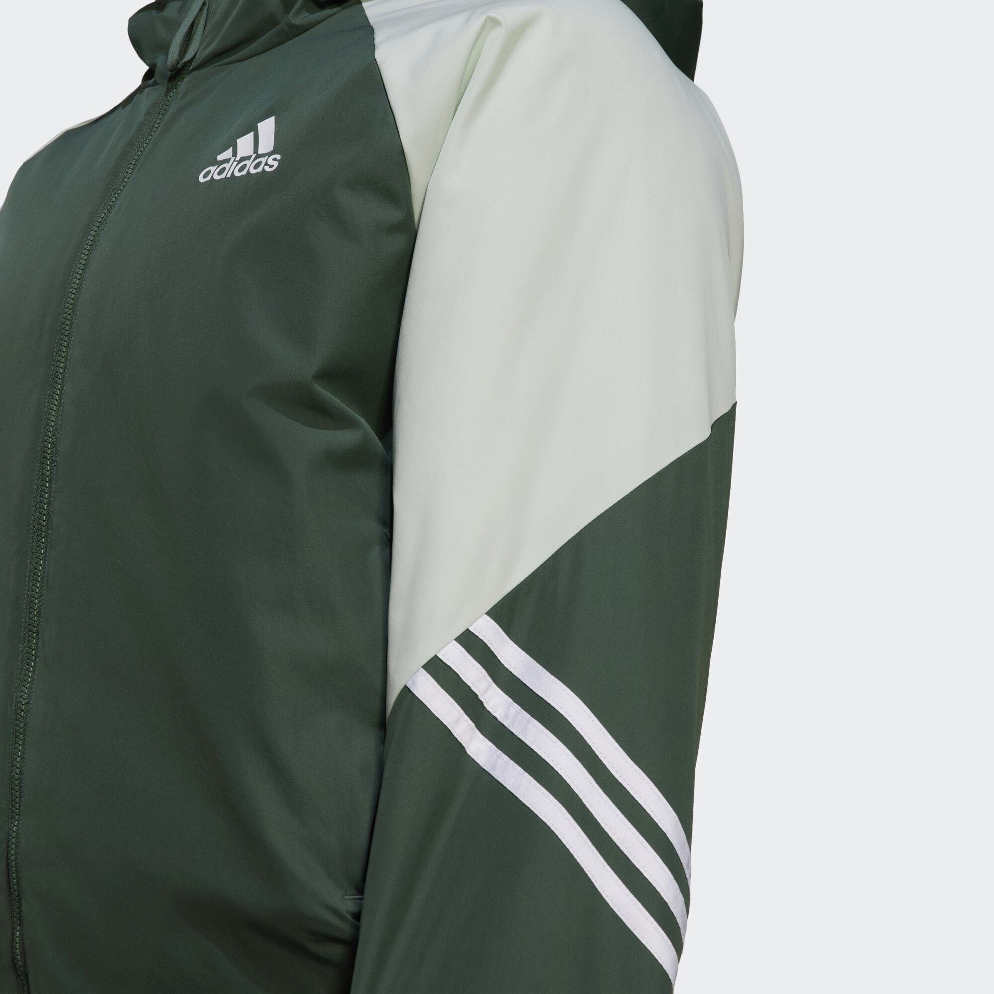 Green TO Green Sportswear JACKE Funktionsjacke BACK Linen HOODED Oxide SPORT adidas /