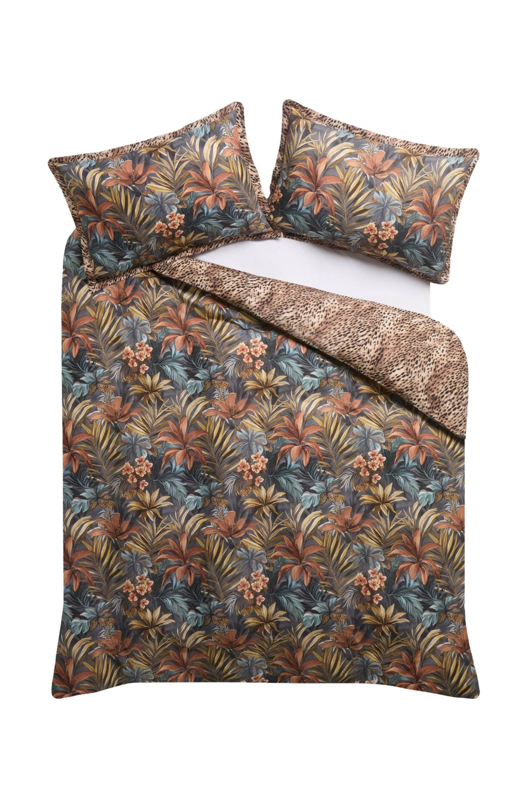 Next Bett-Set Wendebare Bettgarnitur, Leoparden-Blumenmuster, Bezug: Baumwolle