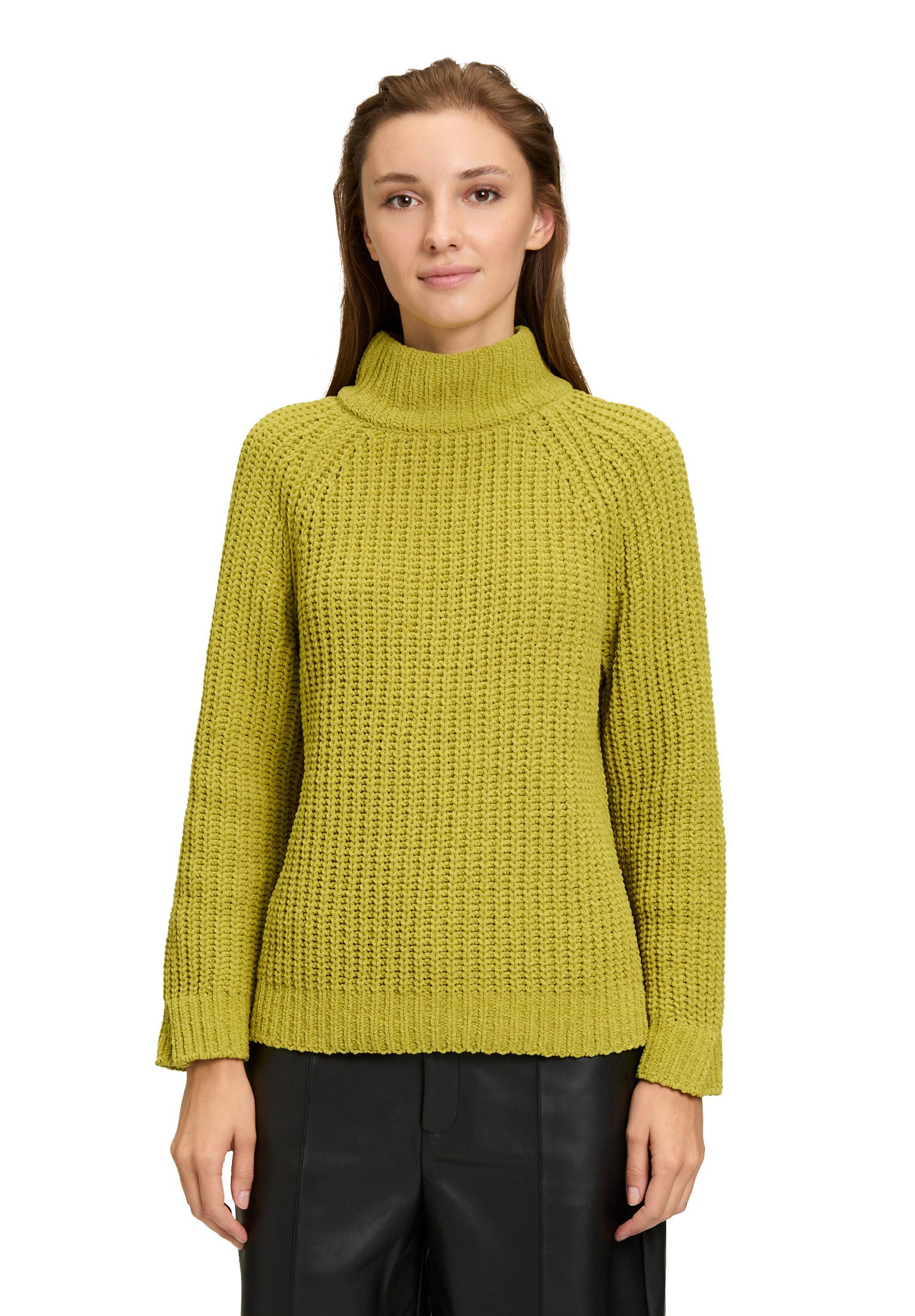 Cartoon Strickpullover Damen Strickpullover mit Stehkragen günstig online kaufen