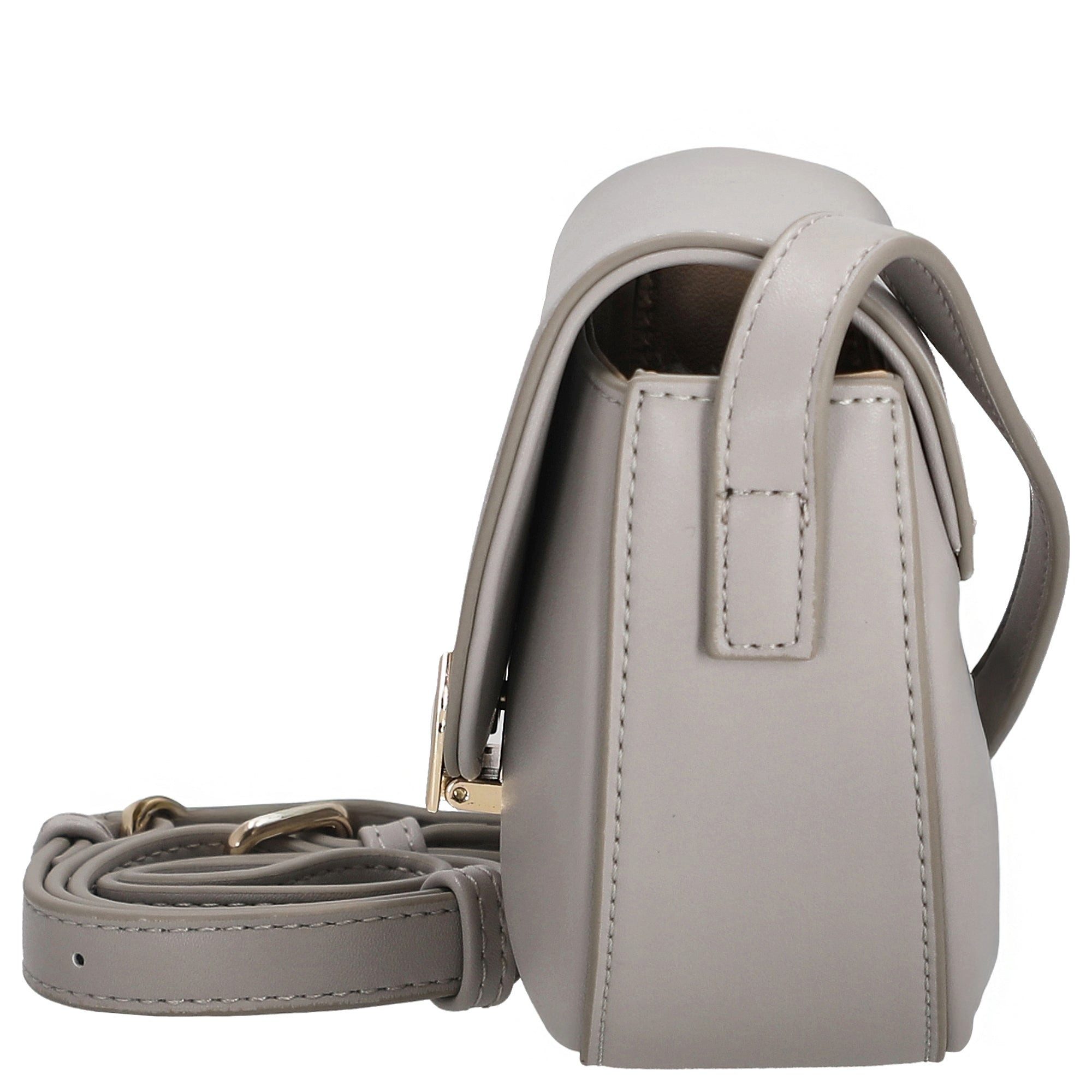 Seidenfelt Manufaktur Umhängetasche Ellanda Sadle - Umhängetasche 21 cm (light grey)