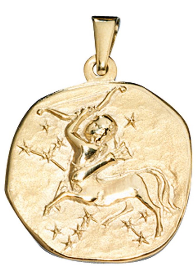 Tiefe Gold, 22,3 mm, ca. JOBO Breite Schütze, mm, Sternzeichen 1,1 Höhe 19,3 Sternzeichenanhänger 333 ca. mm ca.