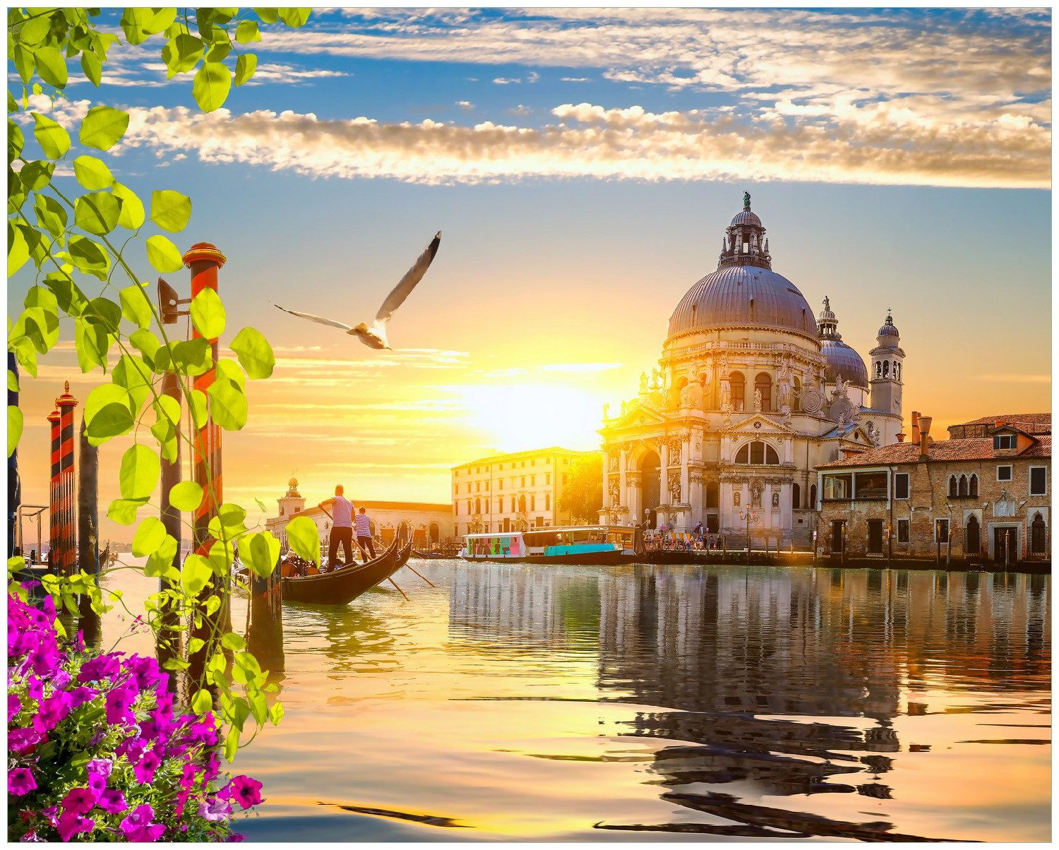 Wallario Poster, Italienischer Sommerabend, in verschiedenen Ausführungen